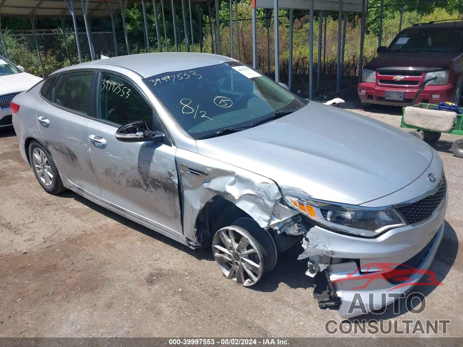 KIA OPTIMA 2018 - 5XXGT4L3XJG248954