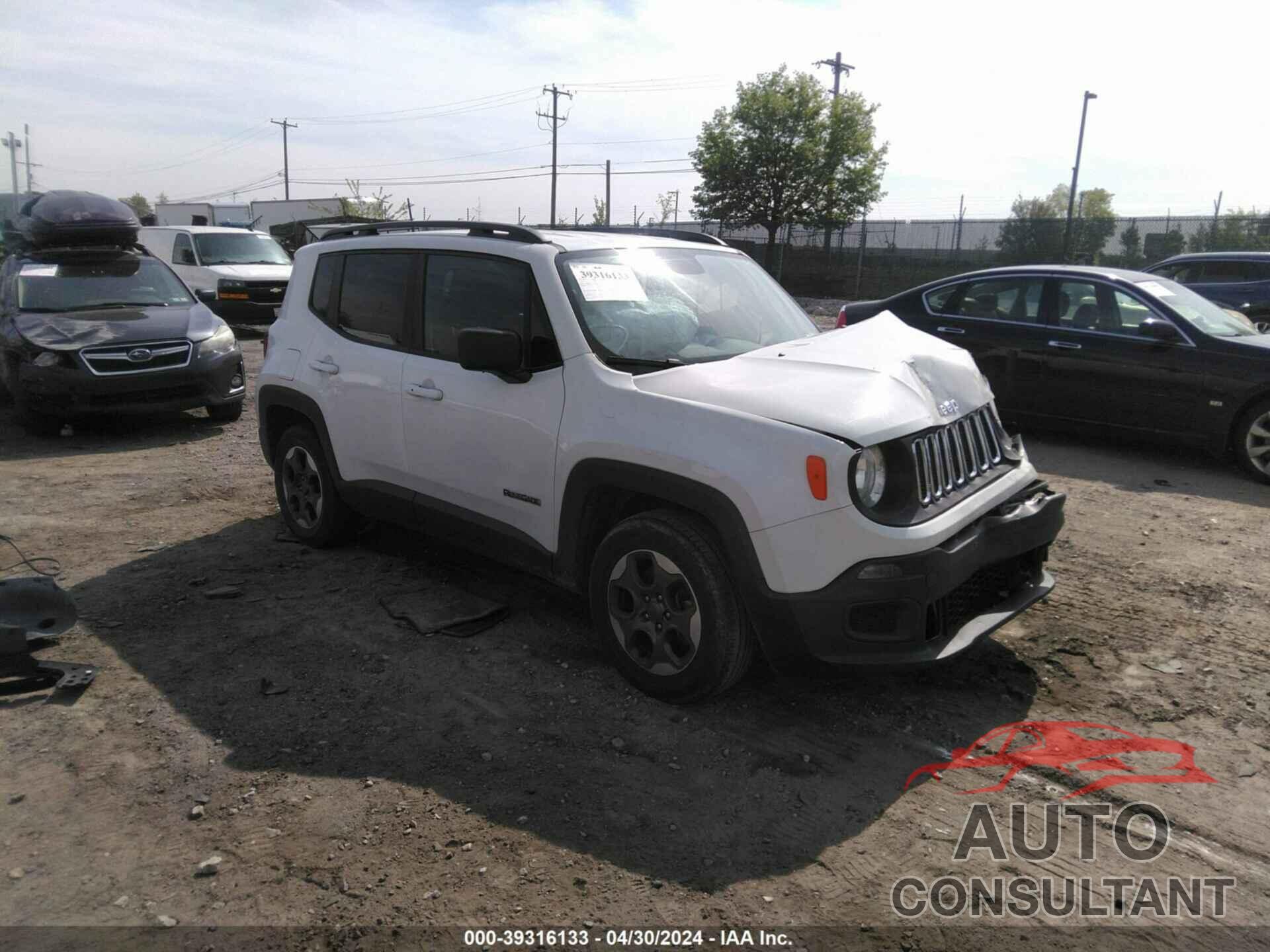 JEEP RENEGADE 2017 - ZACCJAAB2HPF52766