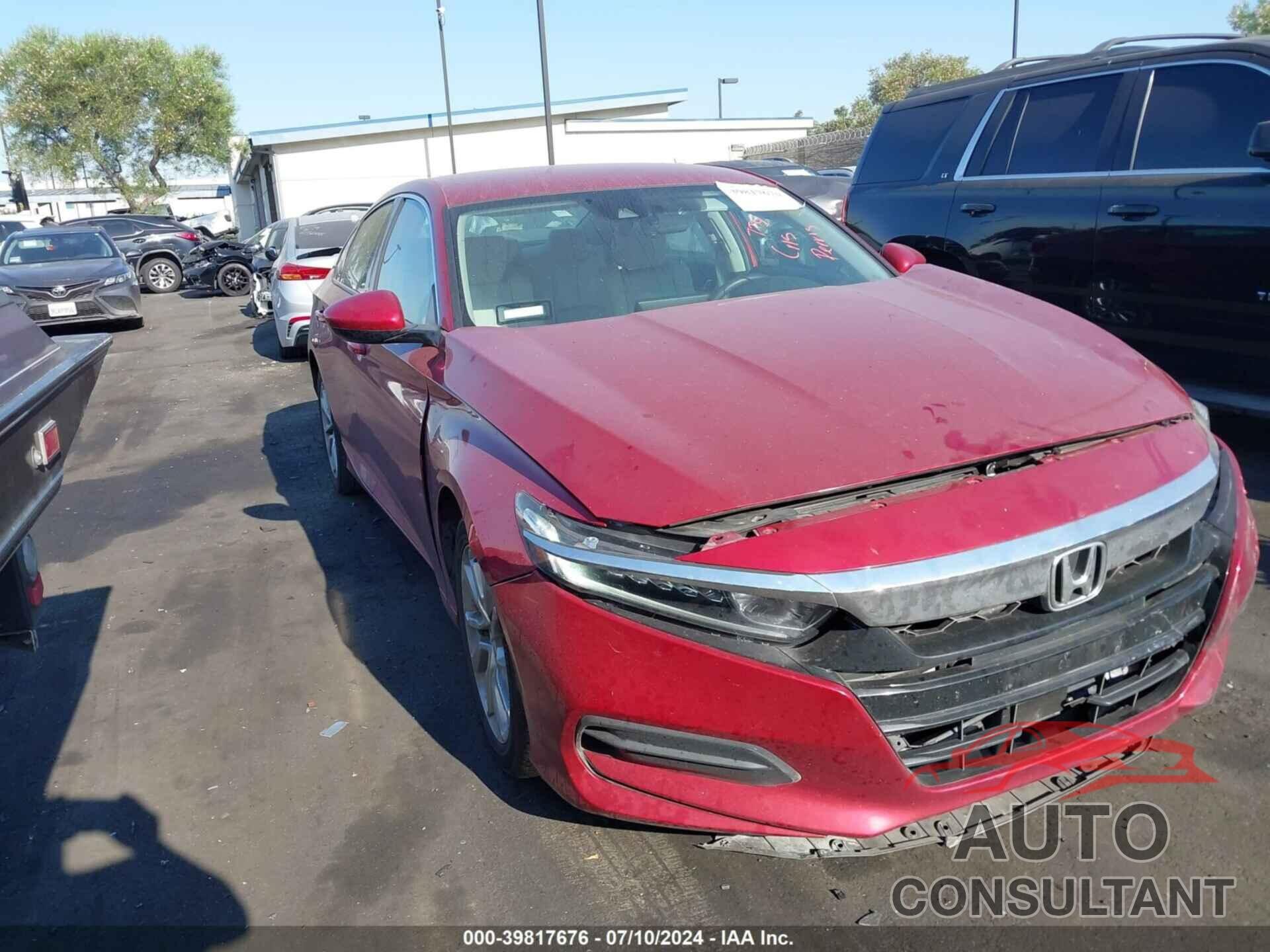 HONDA ACCORD 2019 - 1HGCV1F18KA022010