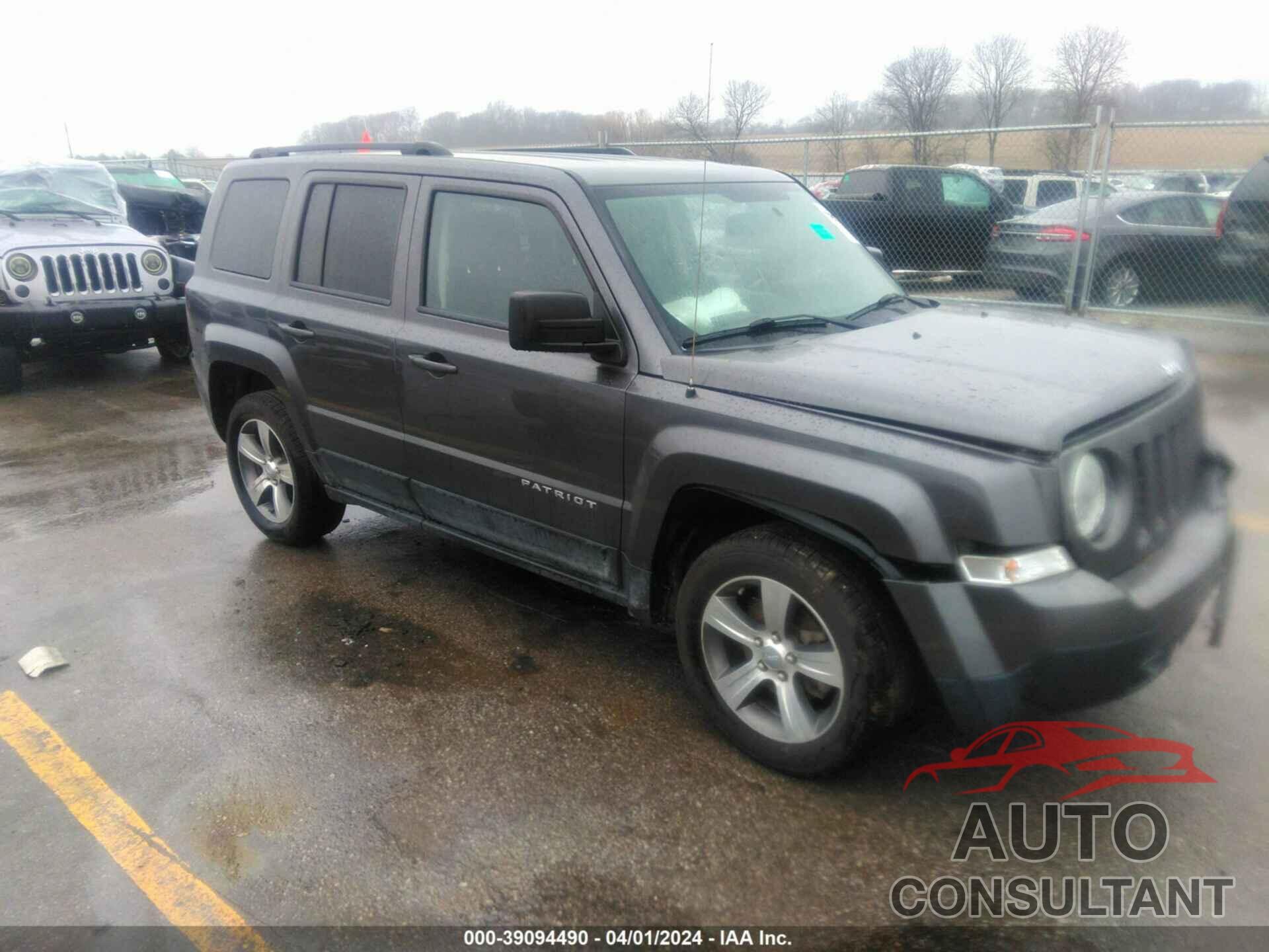 JEEP PATRIOT 2017 - 1C4NJRFB1HD174292