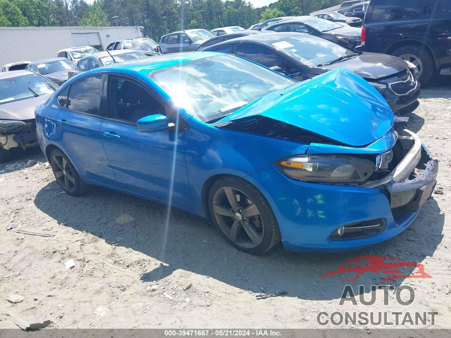 DODGE DART 2016 - 1C3CDFEB8GD538757