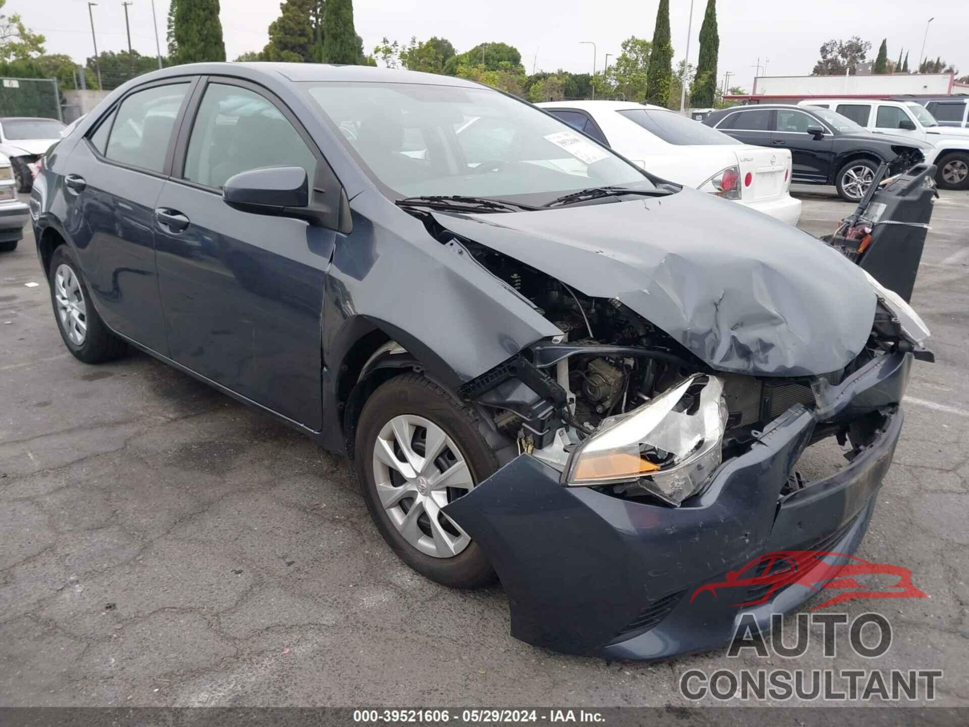 TOYOTA COROLLA 2016 - 5YFBURHE6GP492728