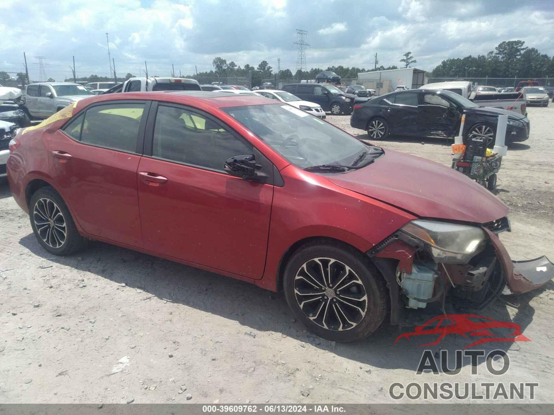 TOYOTA COROLLA 2016 - 5YFBURHE2GP494718