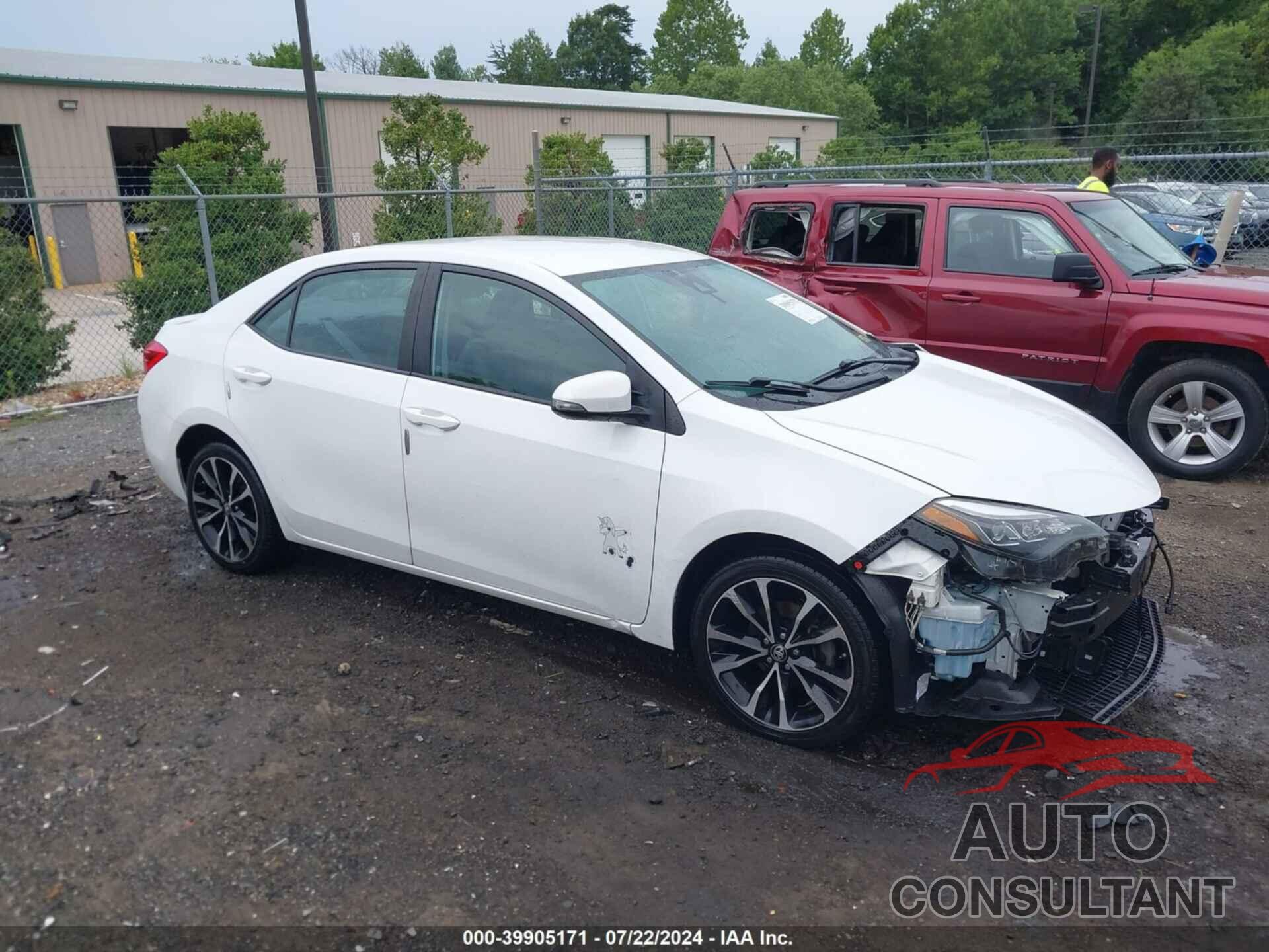 TOYOTA COROLLA 2017 - 2T1BURHE7HC768240