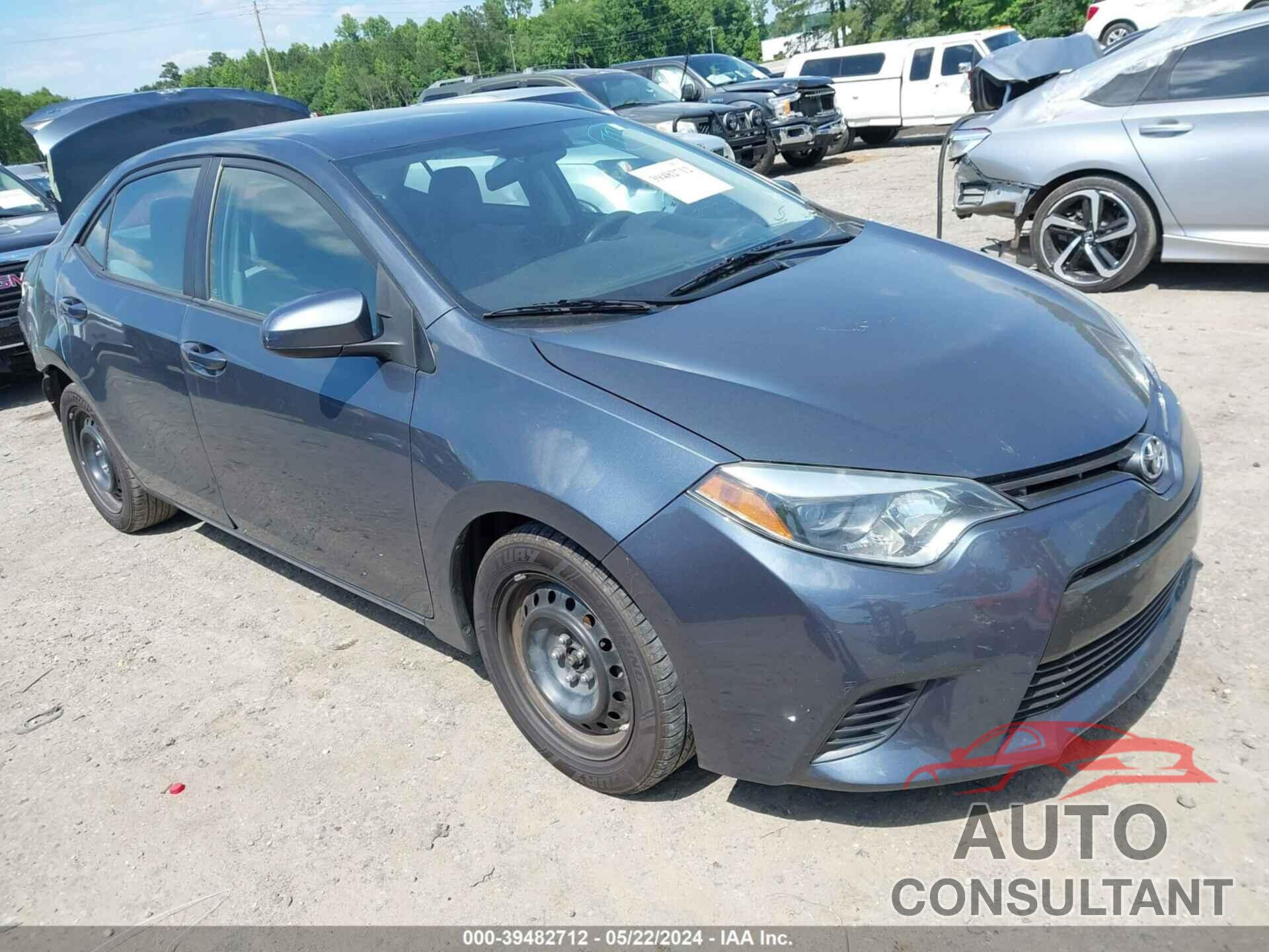 TOYOTA COROLLA 2016 - 2T1BURHE7GC568604