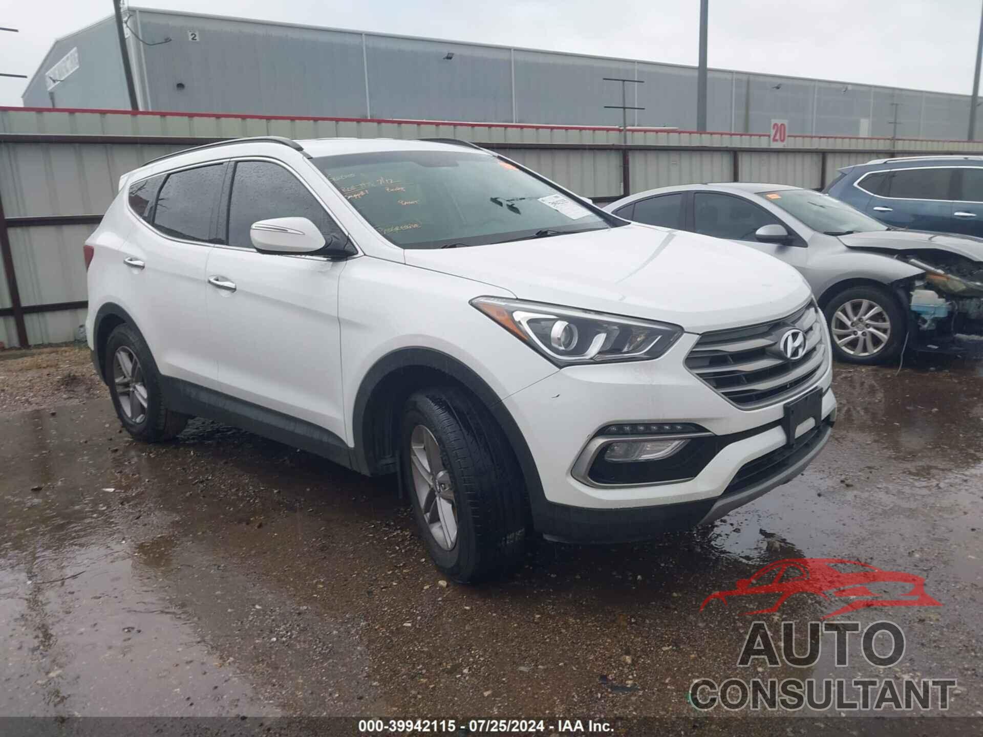 HYUNDAI SANTA FE SPORT 2018 - 5XYZU3LB2JG535918