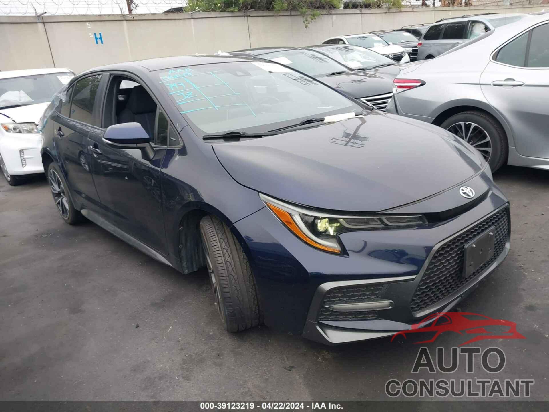 TOYOTA COROLLA 2020 - JTDS4RCE0LJ008770
