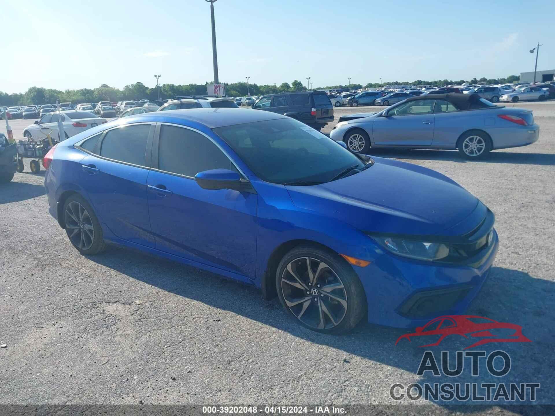 HONDA CIVIC 2019 - 2HGFC2F84KH586003