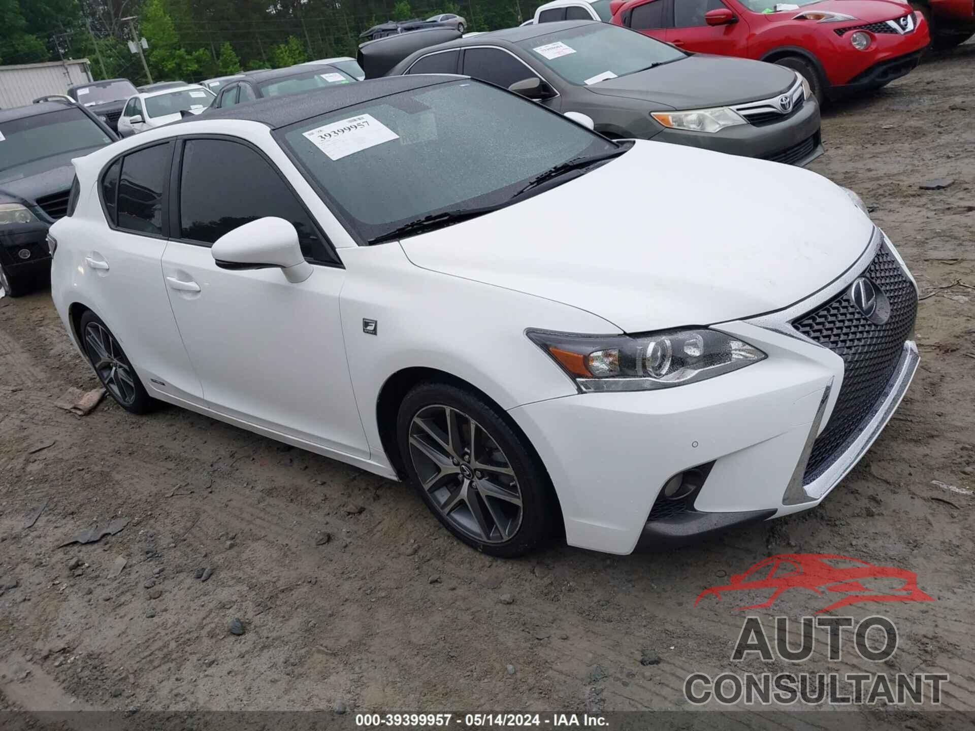 LEXUS CT 200H 2016 - JTHKD5BH1G2253449