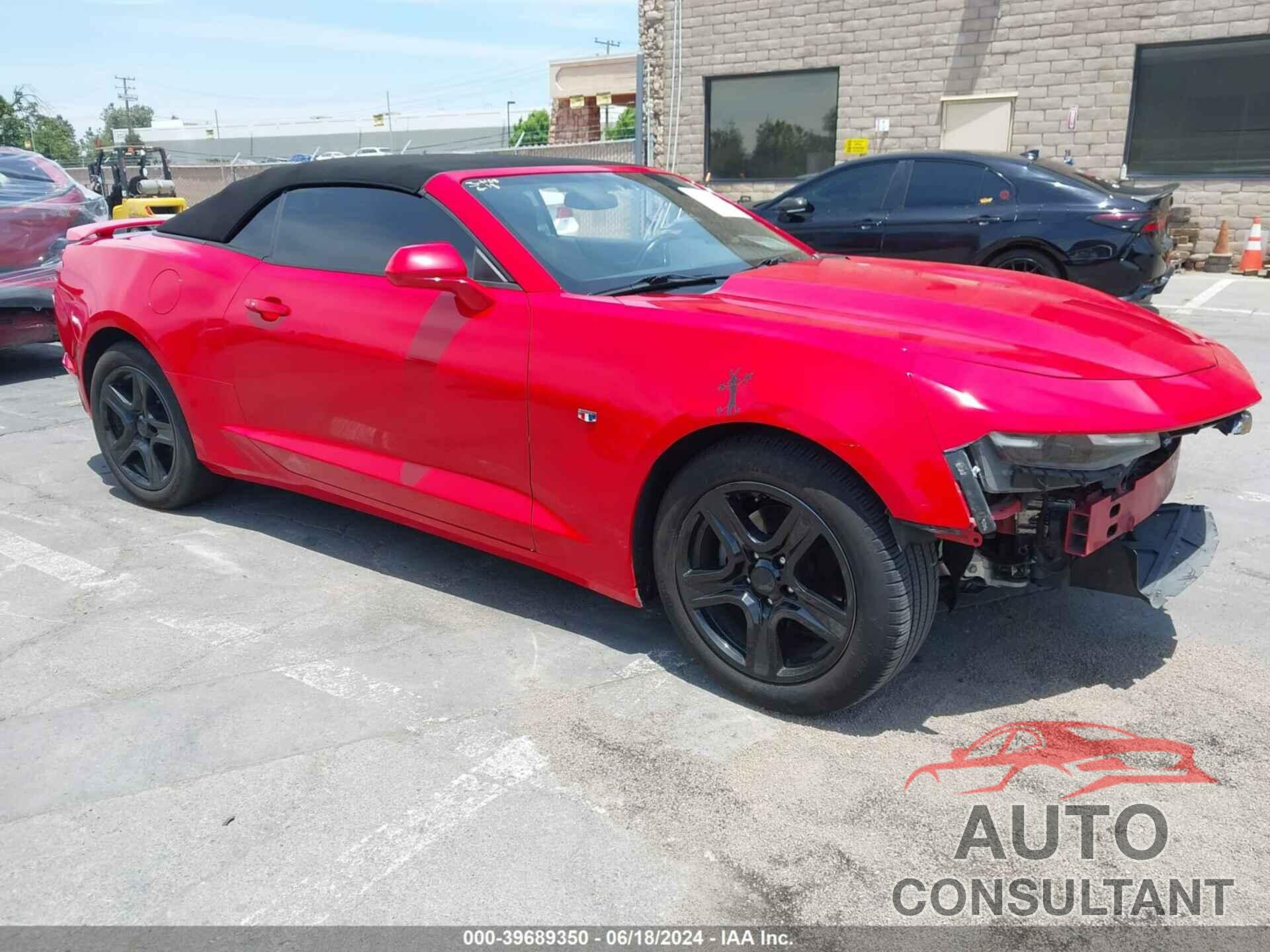 CHEVROLET CAMARO 2019 - 1G1FB3DS0K0146248