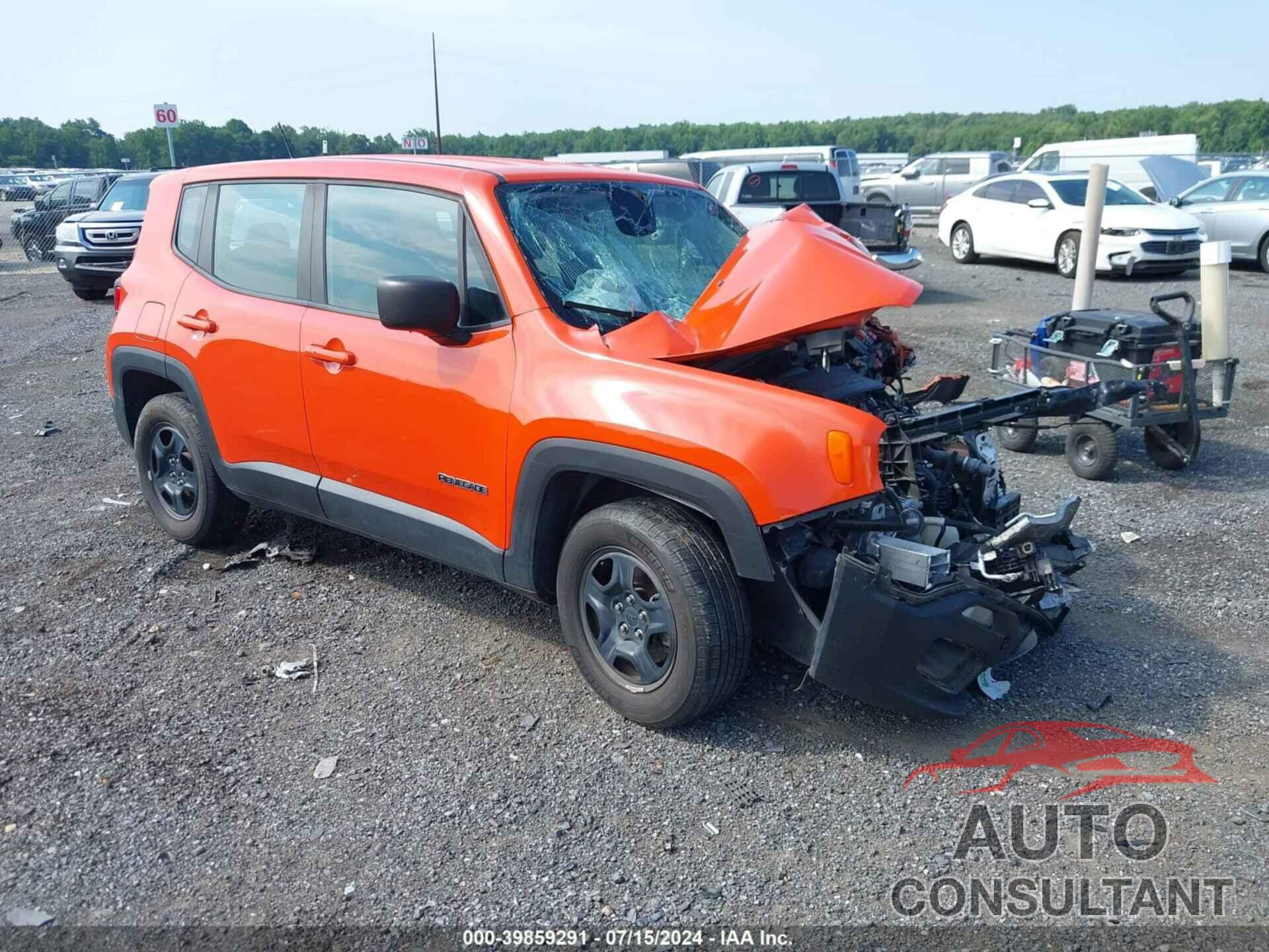 JEEP RENEGADE 2016 - ZACCJAAT1GPD43851