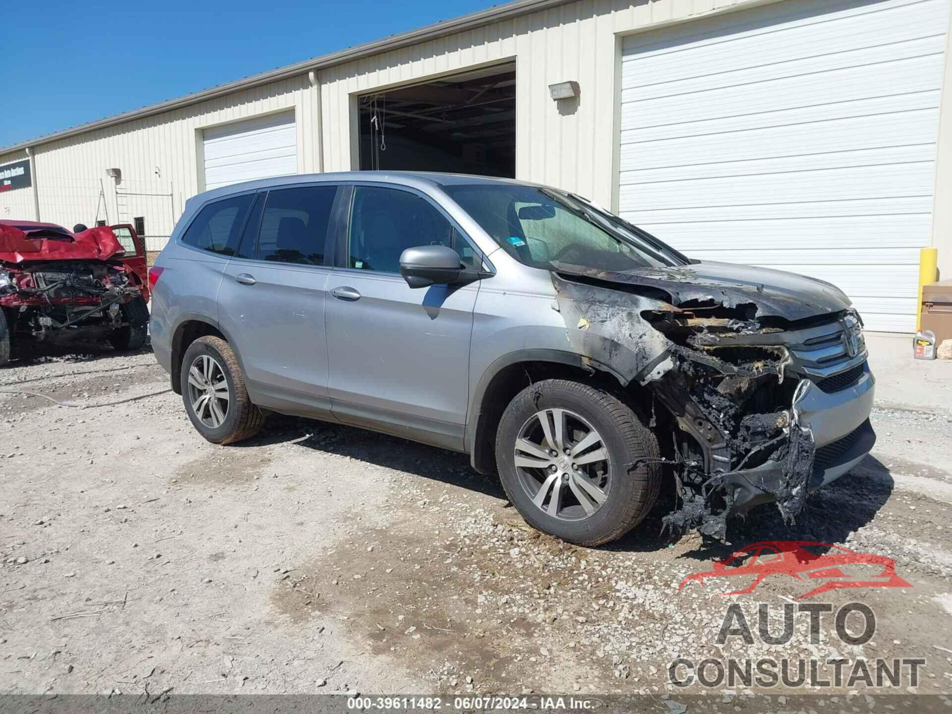 HONDA PILOT 2017 - 5FNYF5H59HB020484