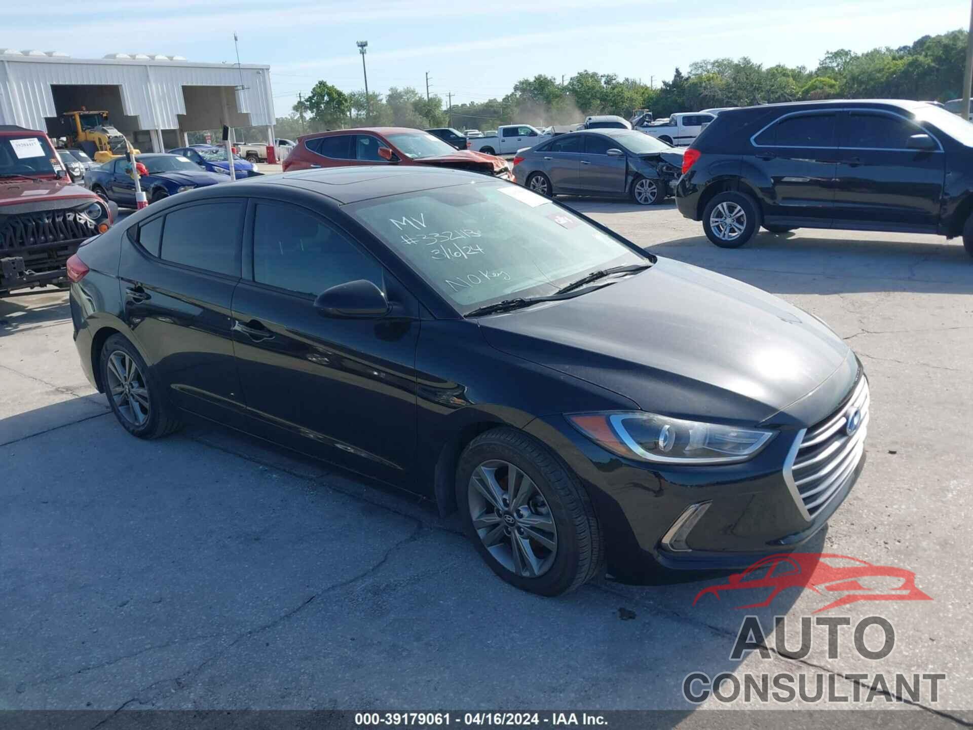HYUNDAI ELANTRA 2018 - 5NPD84LF8JH332113