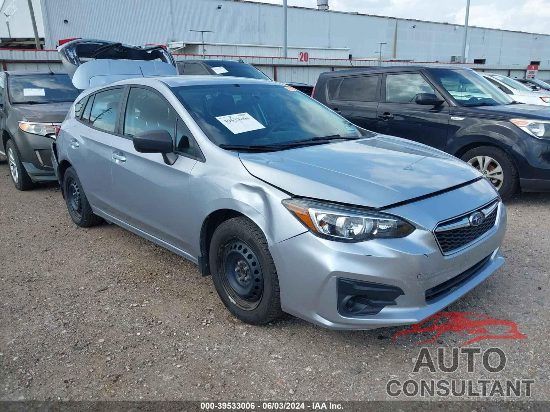 SUBARU IMPREZA 2018 - 4S3GTAA62J3750434