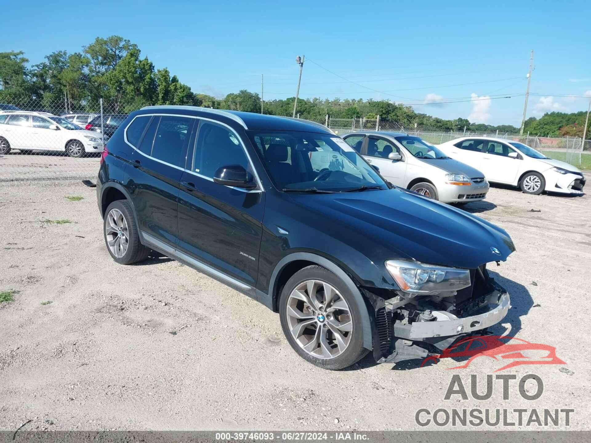 BMW X3 2016 - 5UXWX9C54G0D73541