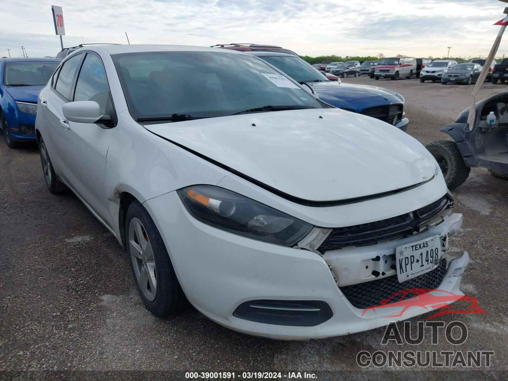 DODGE DART 2016 - 1C3CDFBB1GD660414