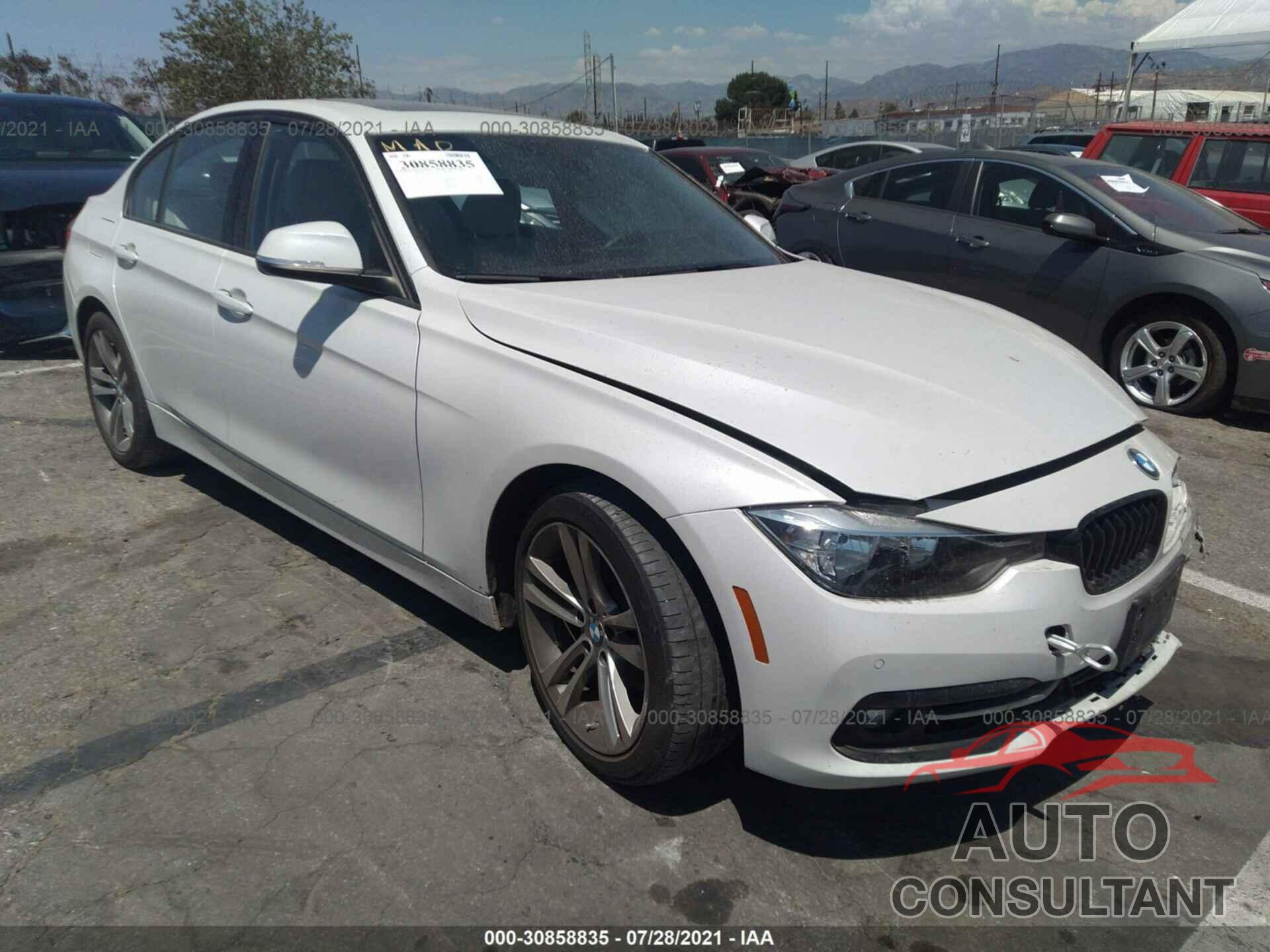 BMW 3 SERIES 2016 - WBA8E9G52GNT86733