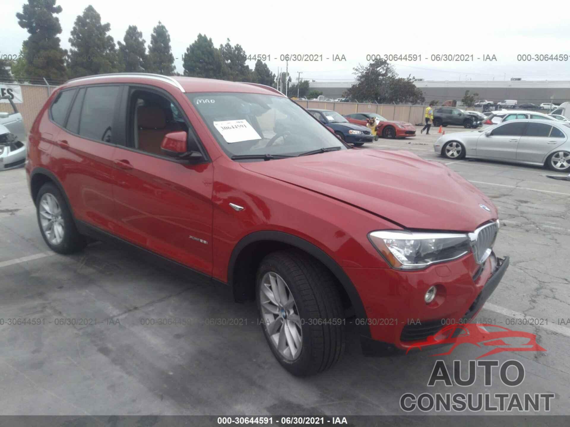 BMW X3 2017 - 5UXWX9C51H0T09018
