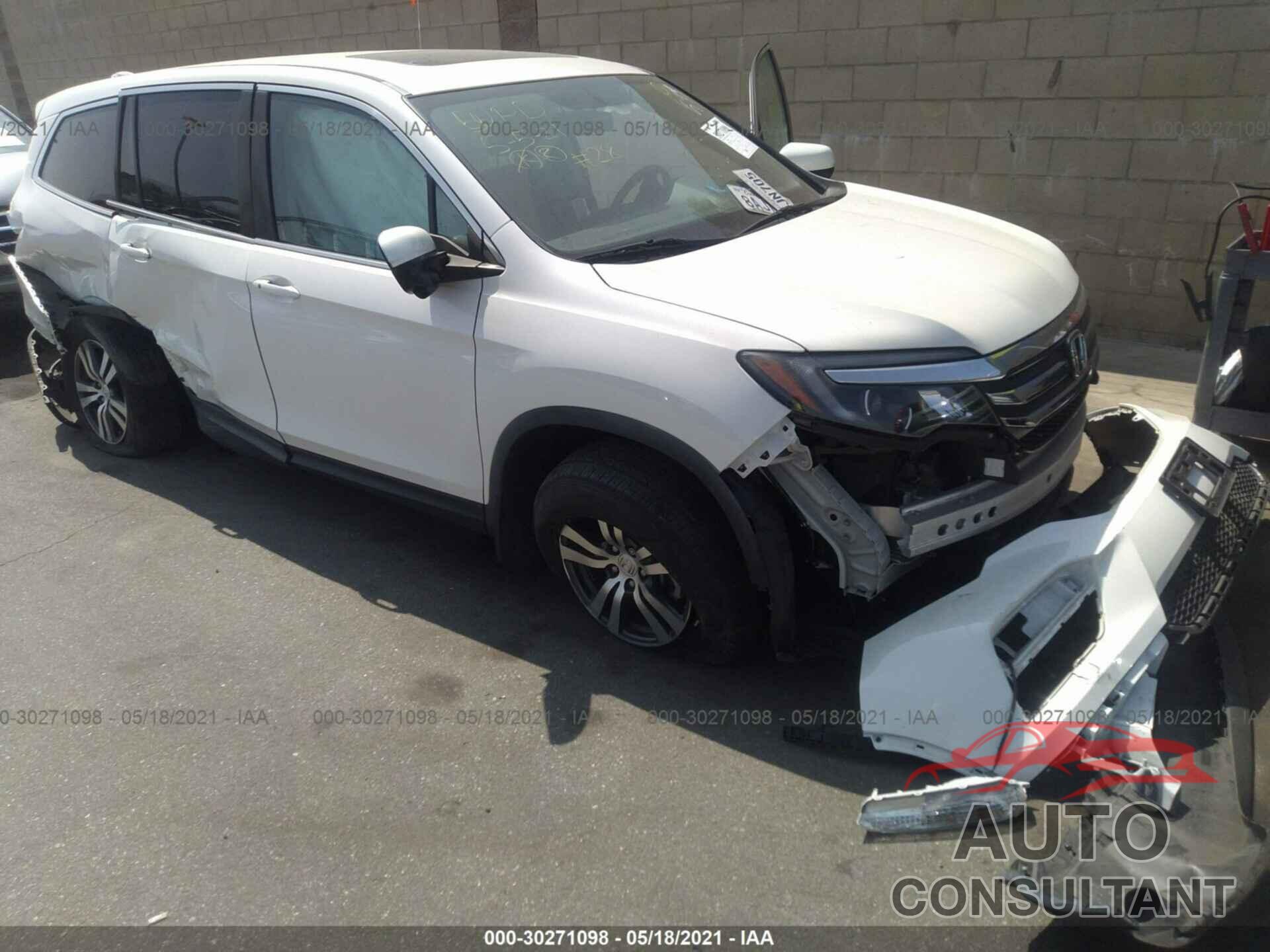 HONDA PILOT 2017 - 5FNYF5H51HB027848
