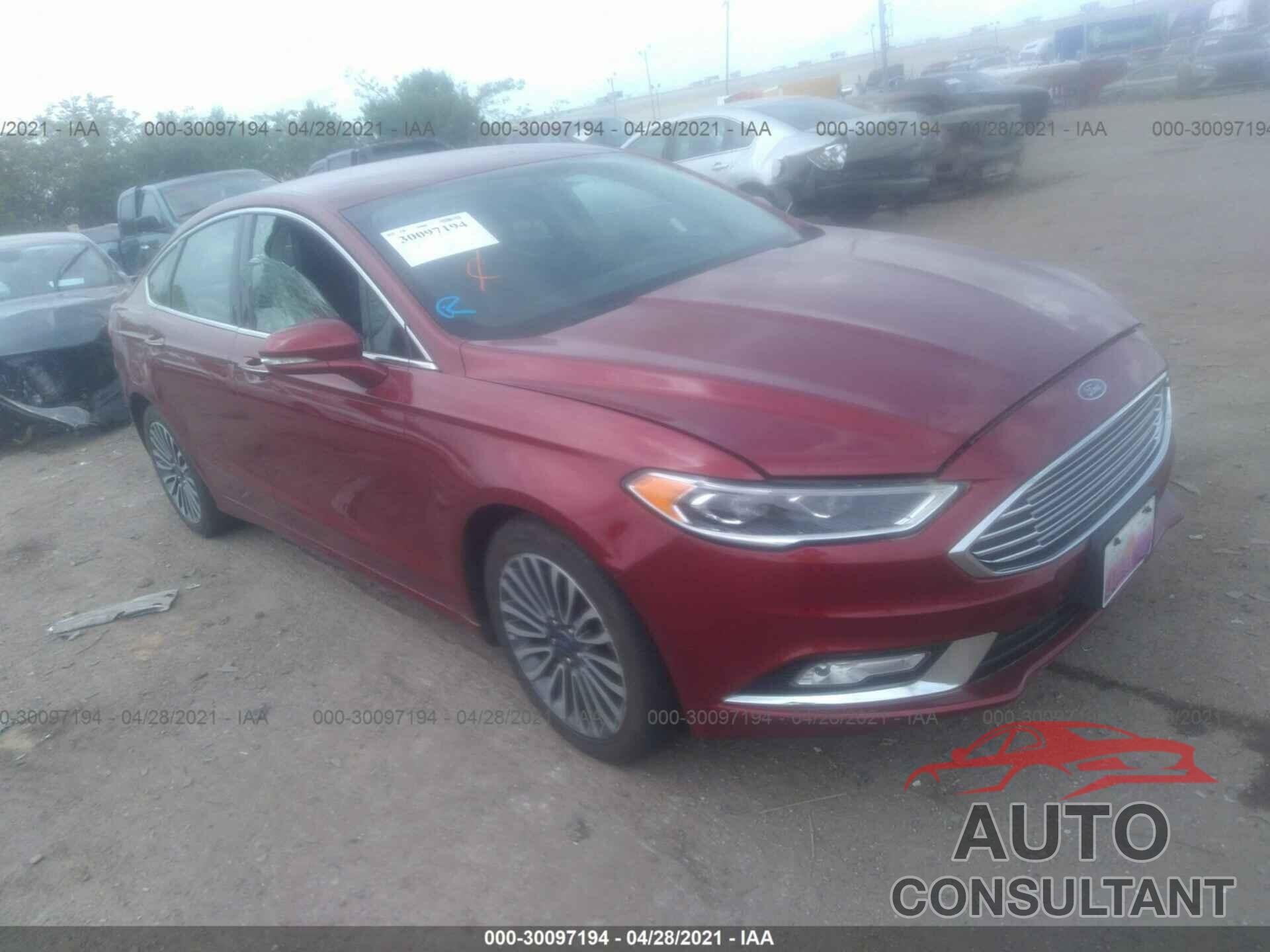 FORD FUSION 2017 - 3FA6P0K90HR146241