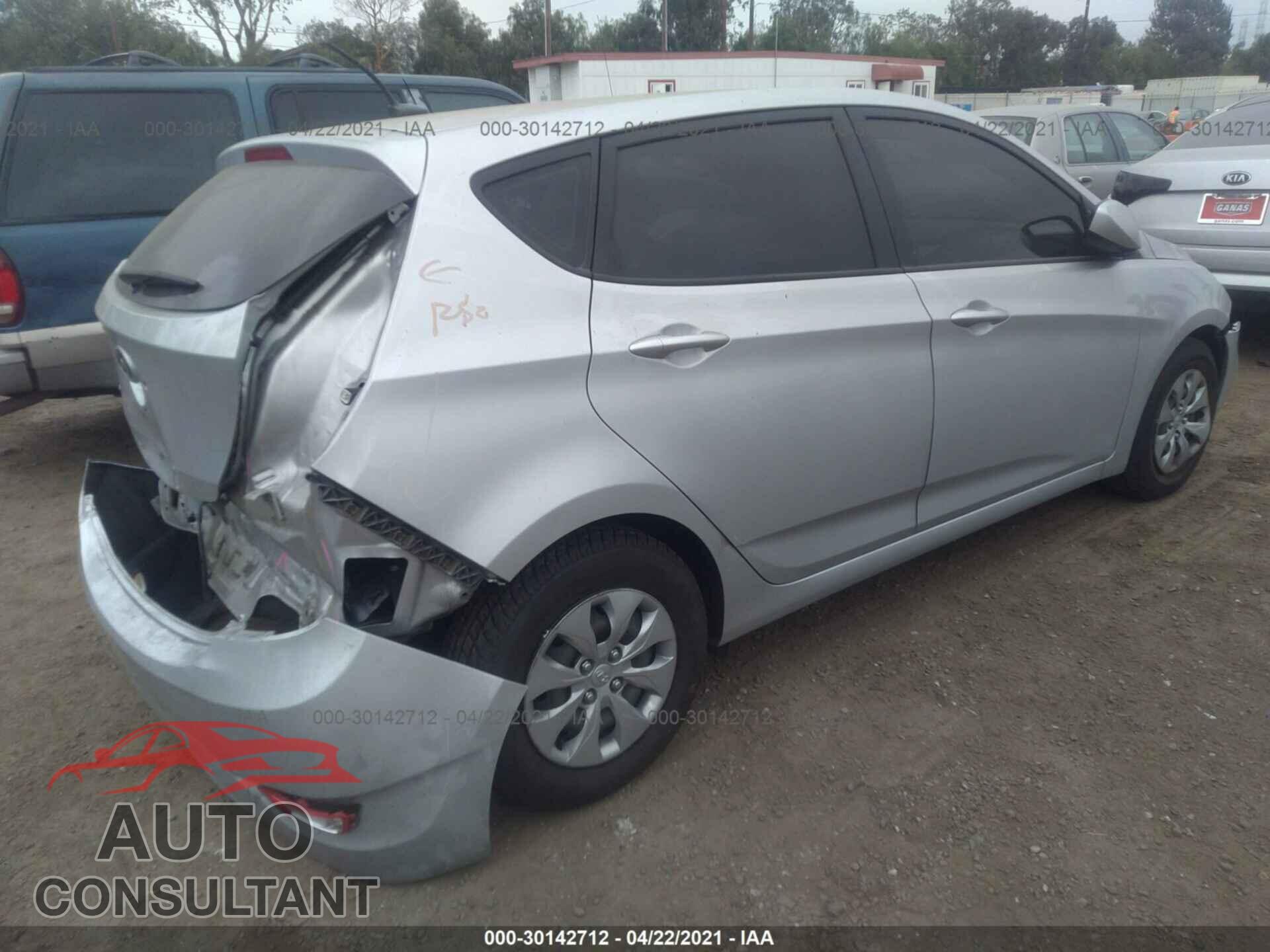 HYUNDAI ACCENT 2016 - KMHCT5AE3GU242937