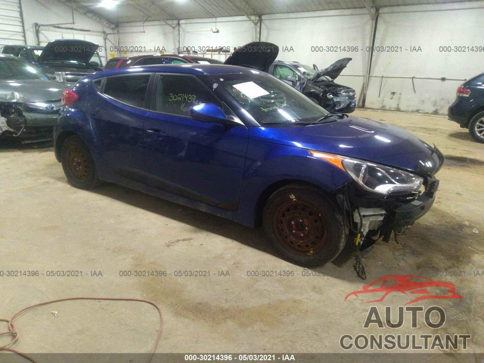 HYUNDAI VELOSTER 2016 - KMHTC6AD6GU284967