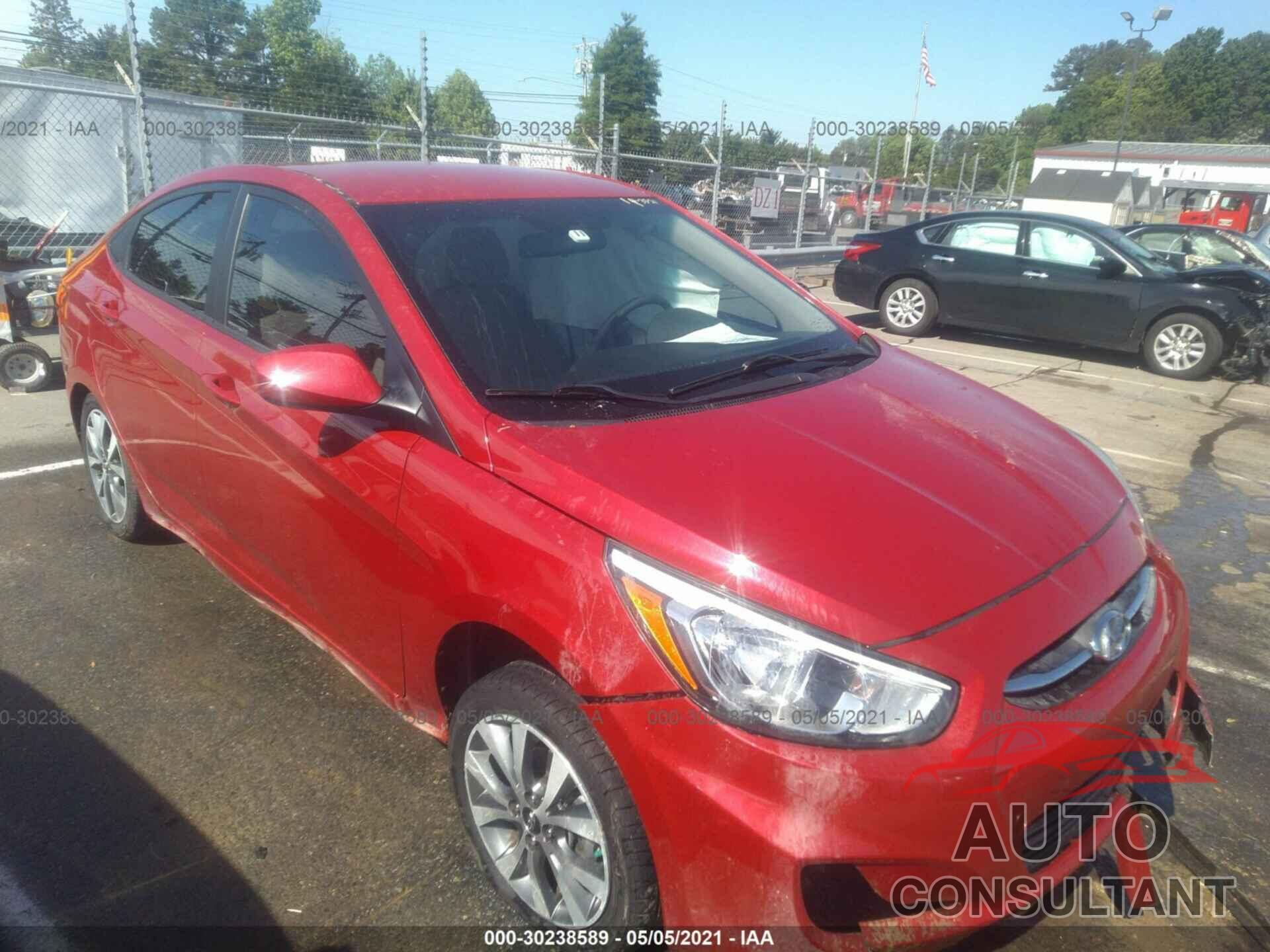 HYUNDAI ACCENT 2017 - KMHCT4AE6HU325824