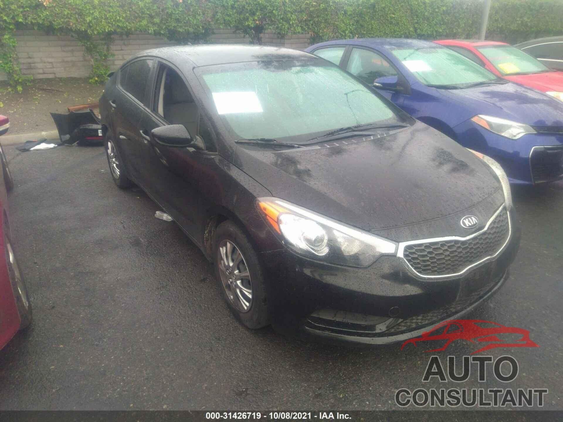 KIA FORTE 2016 - KNAFK4A6XG5613848