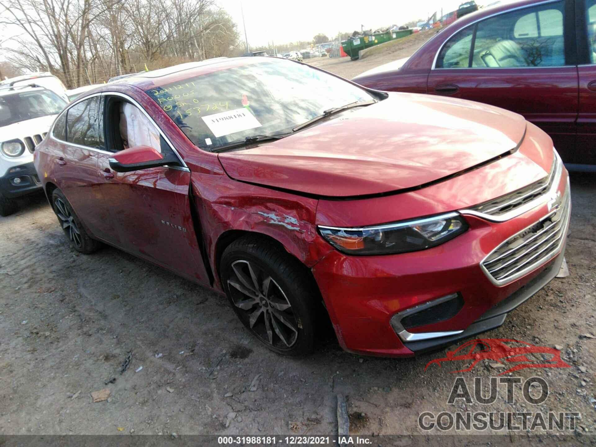 CHEVROLET MALIBU 2017 - 1G1ZE5ST6HF153724