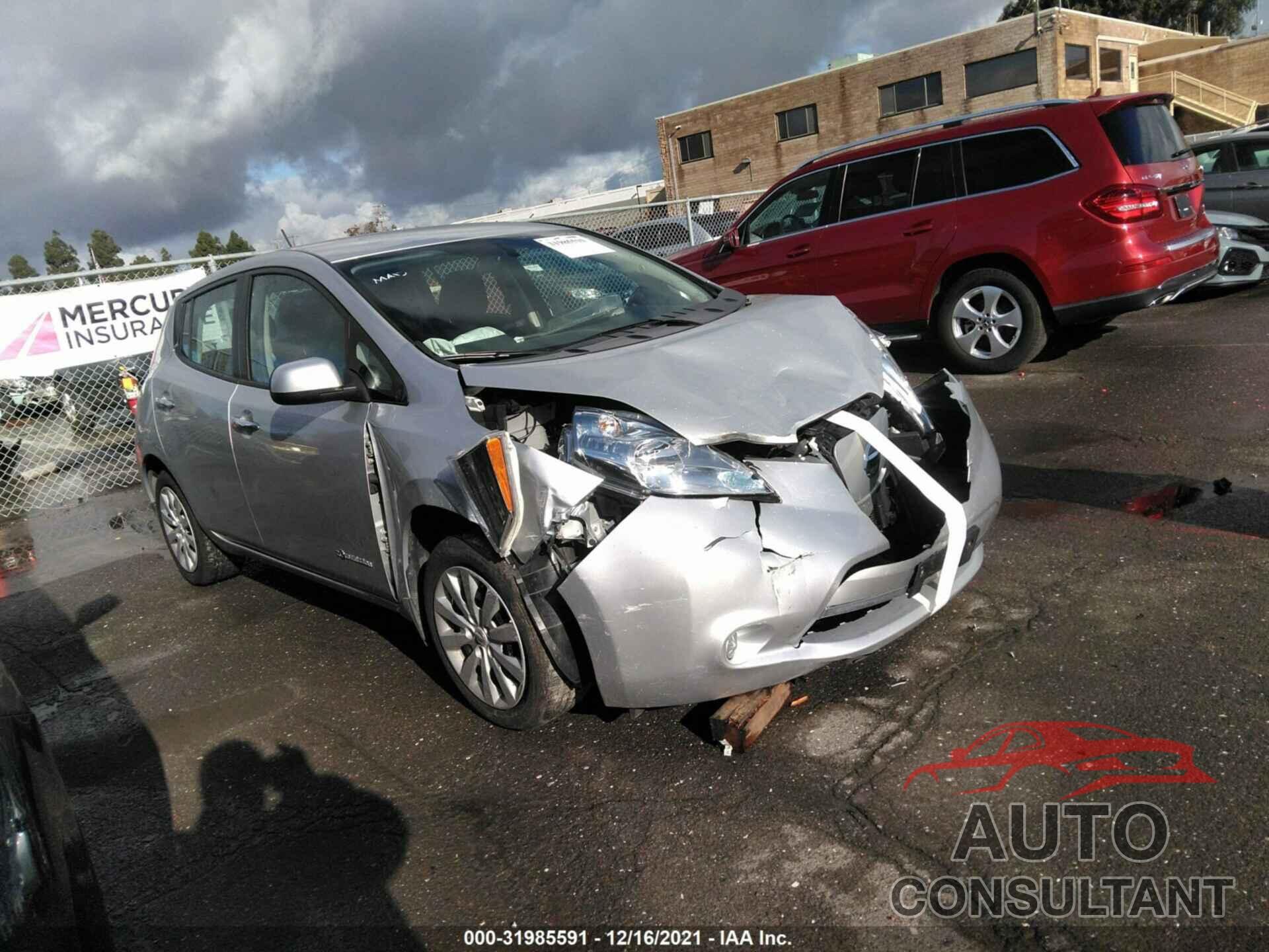 NISSAN LEAF 2017 - 1N4BZ0CP8HC310274