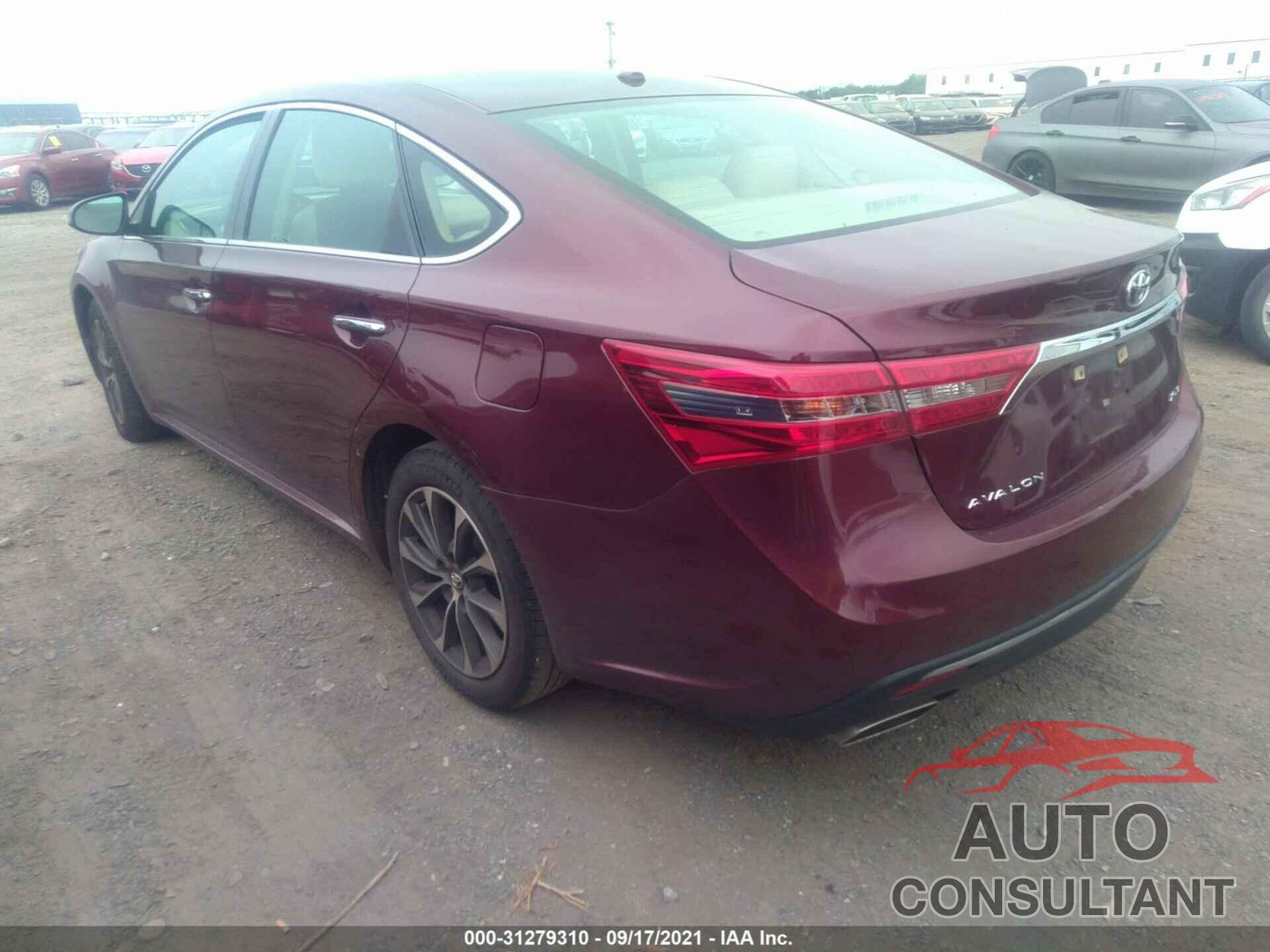 TOYOTA AVALON 2016 - 4T1BK1EB5GU232661