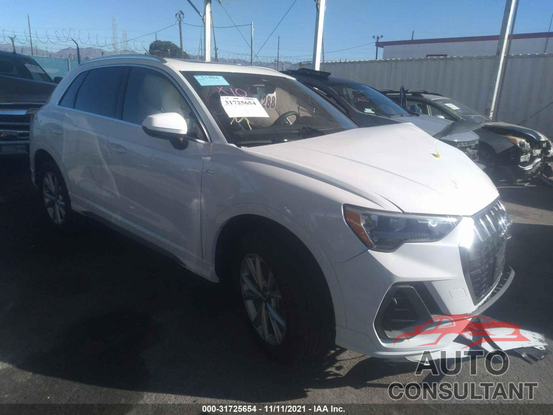 AUDI Q3 2021 - WA1DECF37M1009665