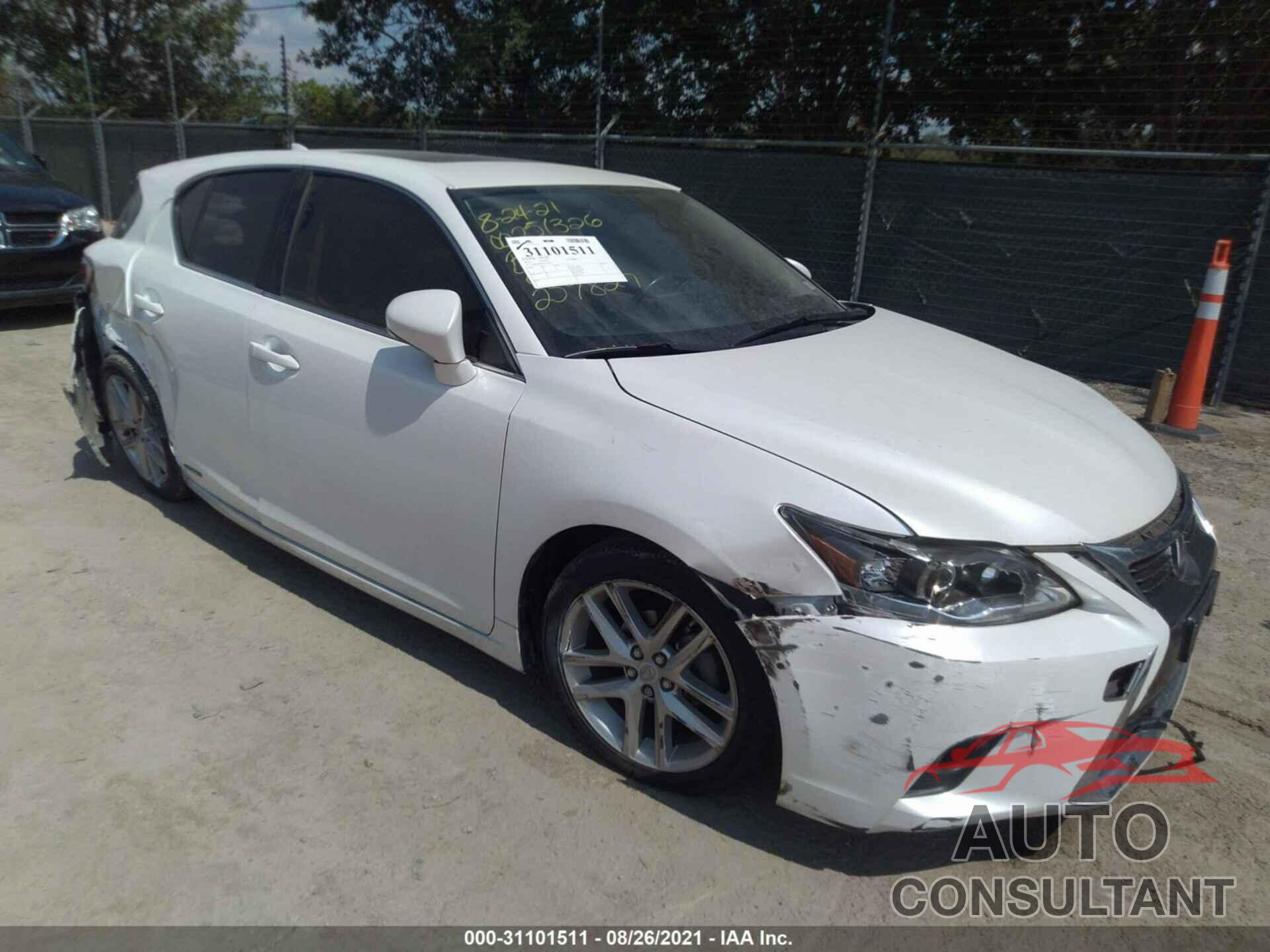 LEXUS CT 200H 2016 - JTHKD5BH4G2259827