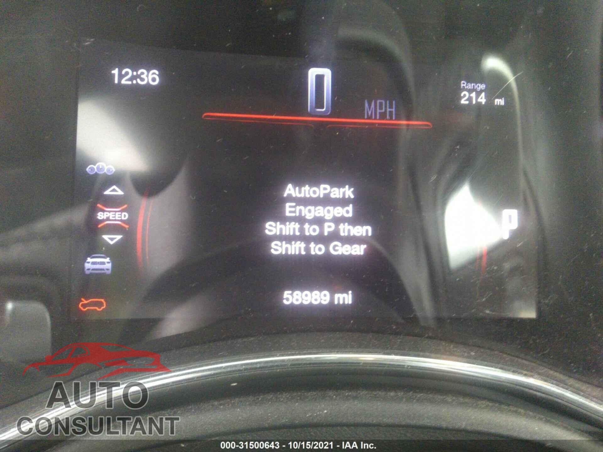 DODGE DURANGO 2017 - 1C4RDJAG4HC741307