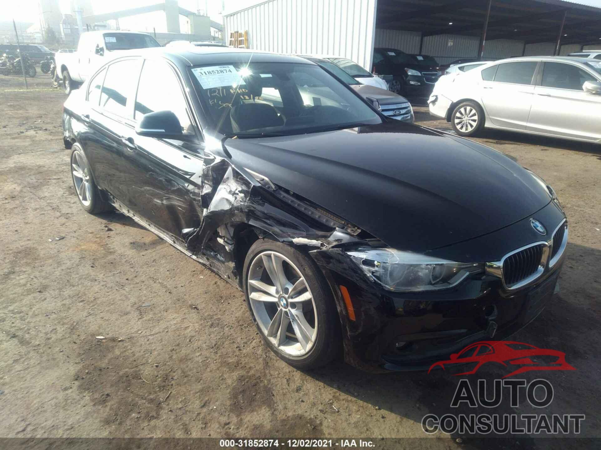 BMW 3 SERIES 2018 - WBA8E1G57JNT72531
