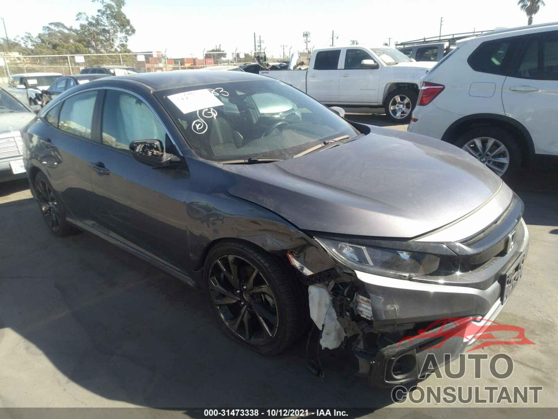 HONDA CIVIC SEDAN 2019 - 2HGFC2F88KH561461