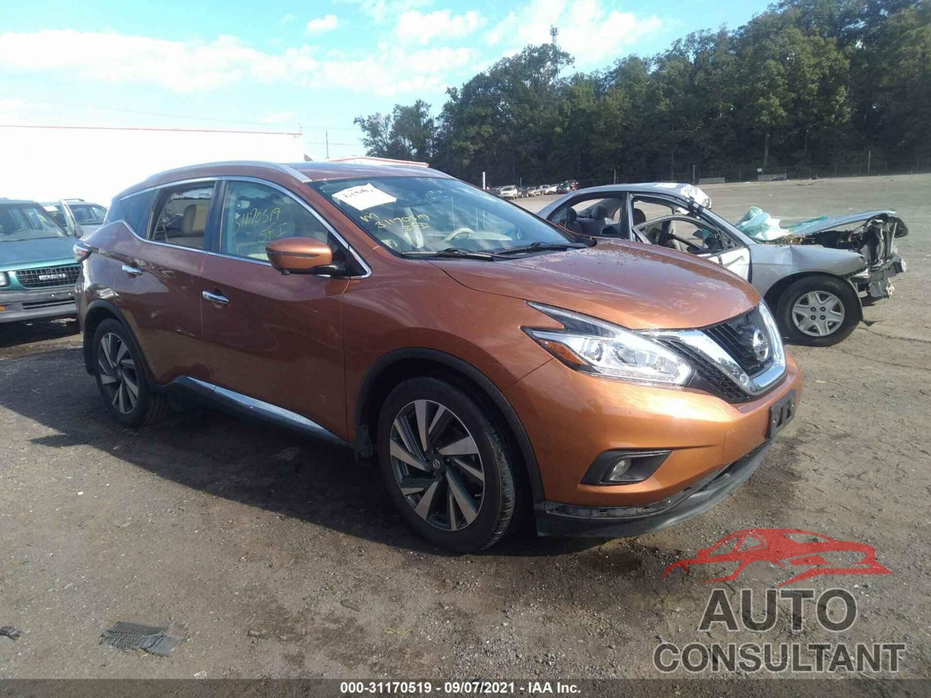 NISSAN MURANO 2016 - 5N1AZ2MH0GN155176