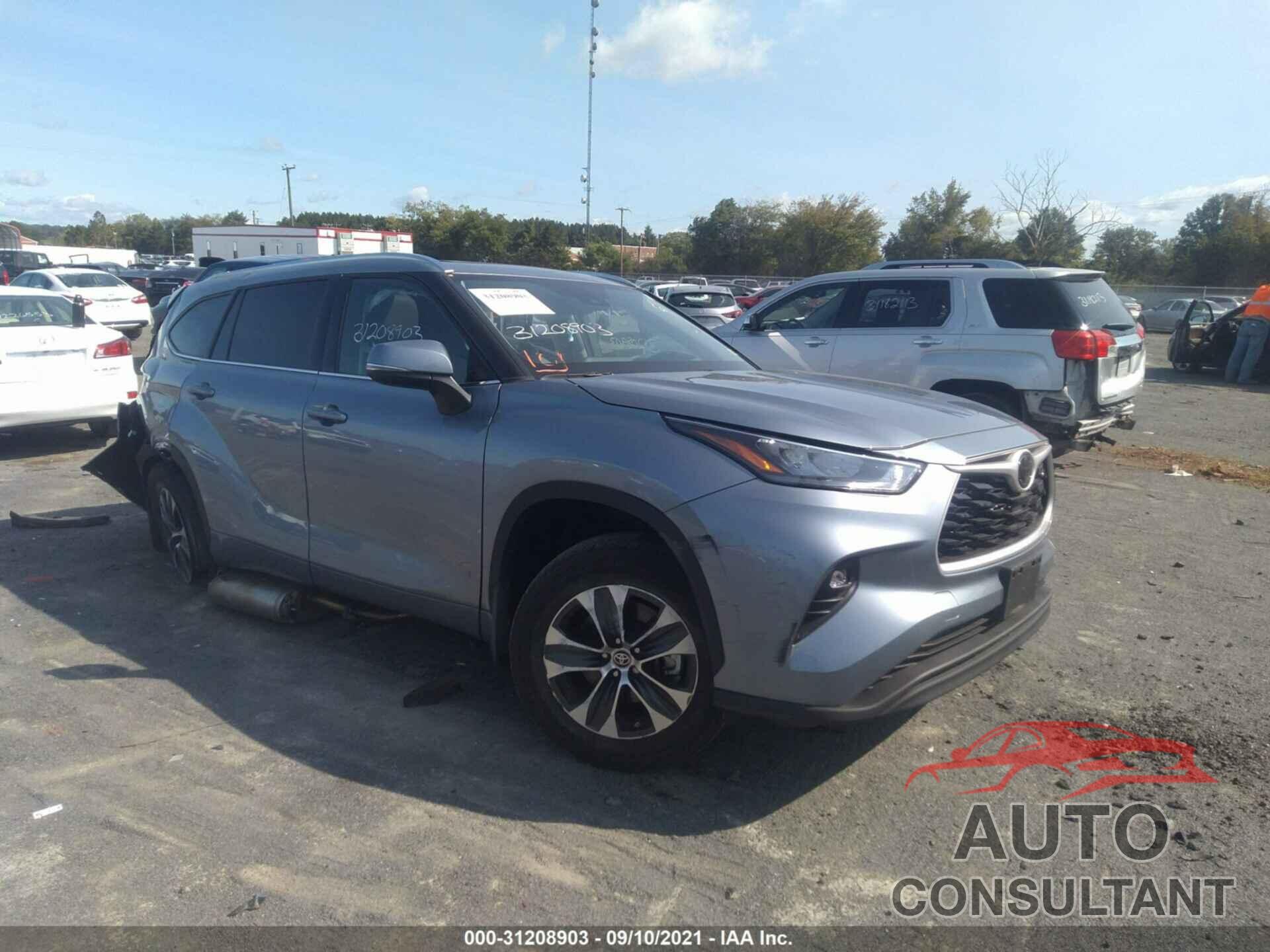TOYOTA HIGHLANDER 2020 - 5TDHZRBH6LS034512