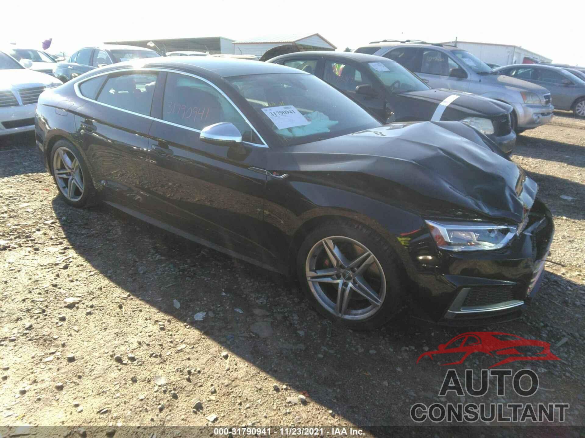 AUDI S5 SPORTBACK 2019 - WAUB4CF54KA001065