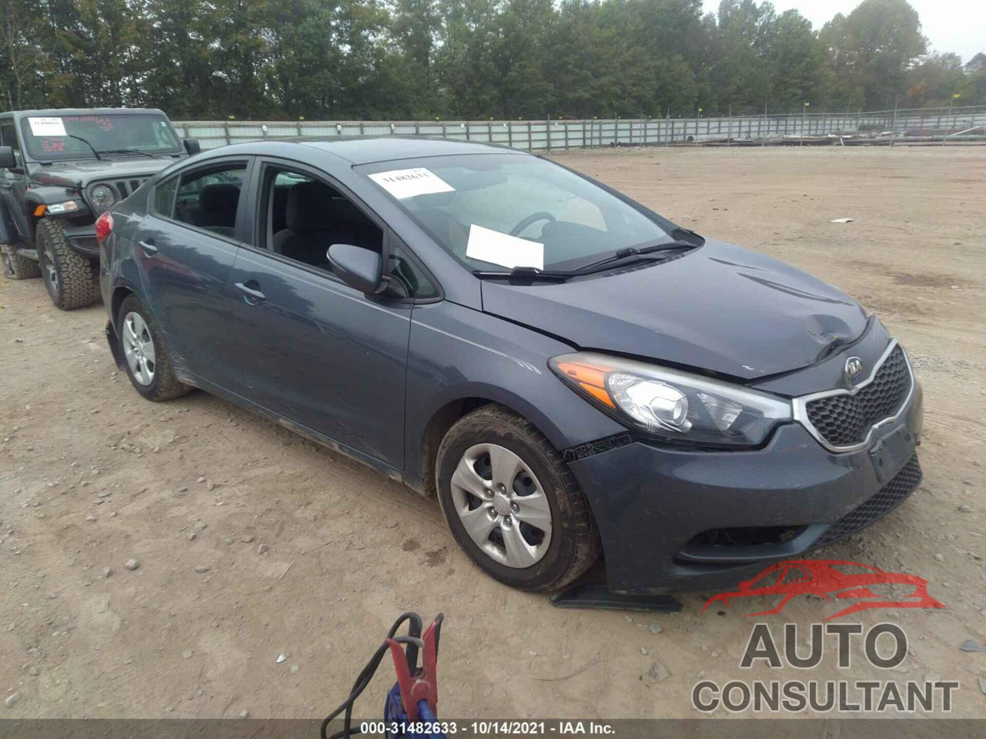 KIA FORTE 2016 - KNAFX4A66G5550877