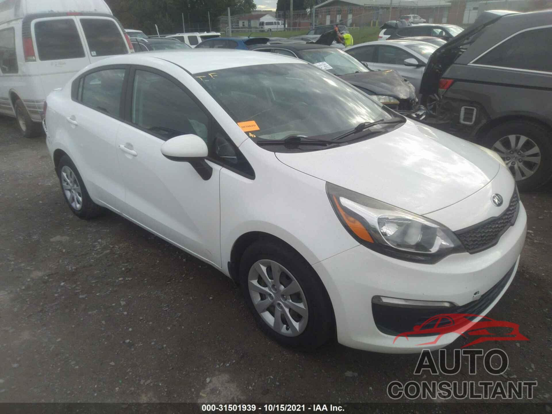 KIA RIO 2016 - KNADM4A31G6627610