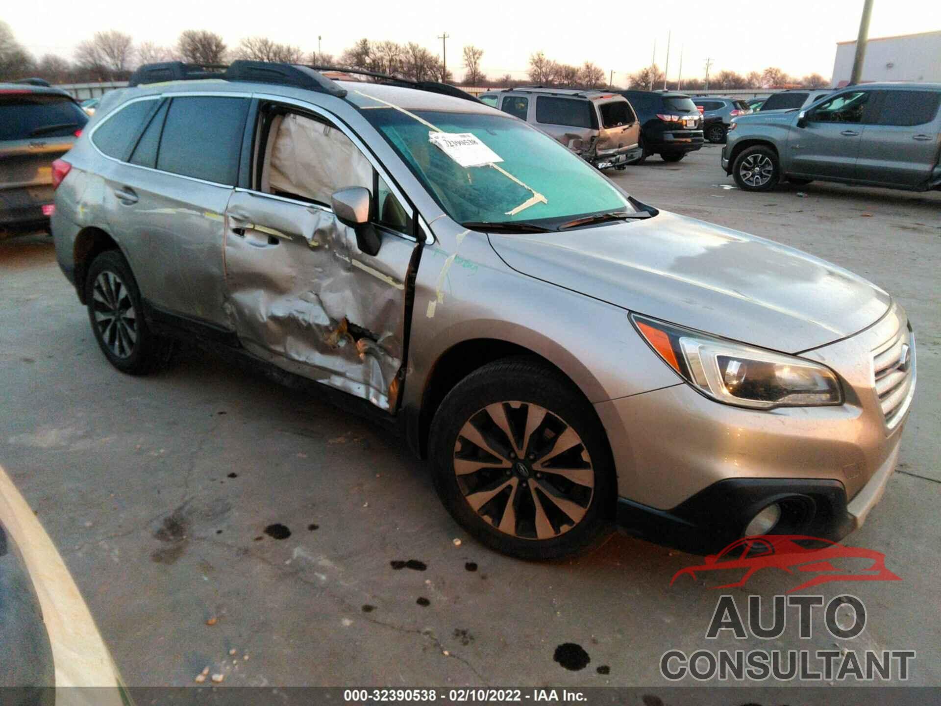 SUBARU OUTBACK 2016 - 4S4BSBJC5G3215630