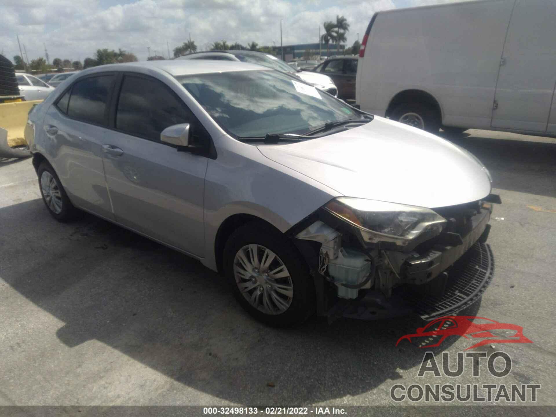 TOYOTA COROLLA 2016 - 2T1BURHE9GC624977