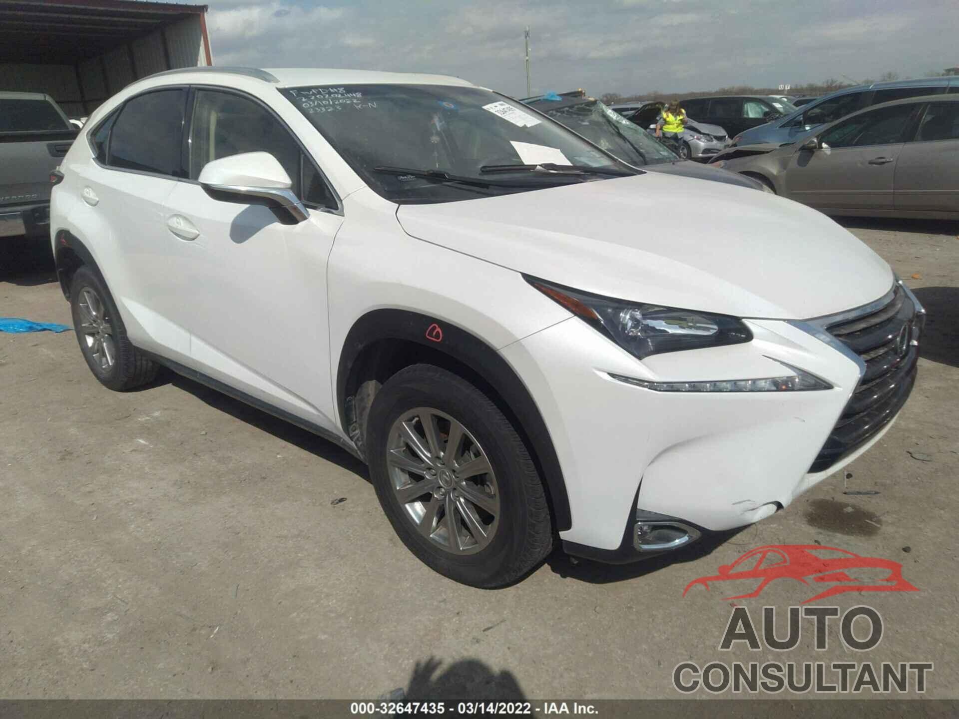 LEXUS NX 200T 2016 - JTJYARBZ9G2040251