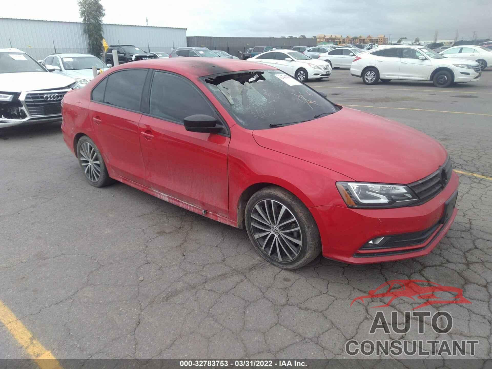 VOLKSWAGEN JETTA SEDAN 2016 - 3VWD17AJ9GM323403