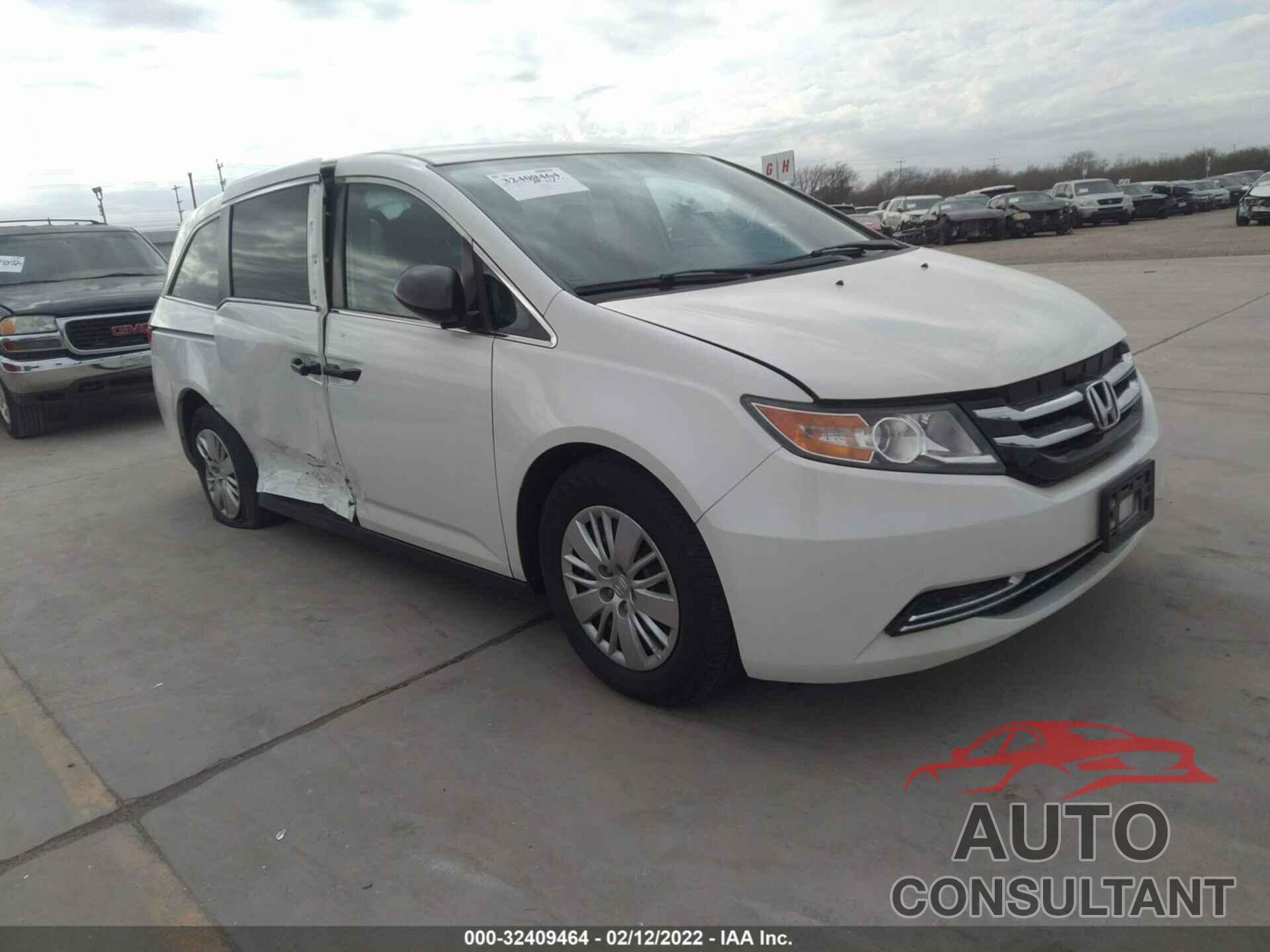 HONDA ODYSSEY 2016 - 5FNRL5H25GB142471