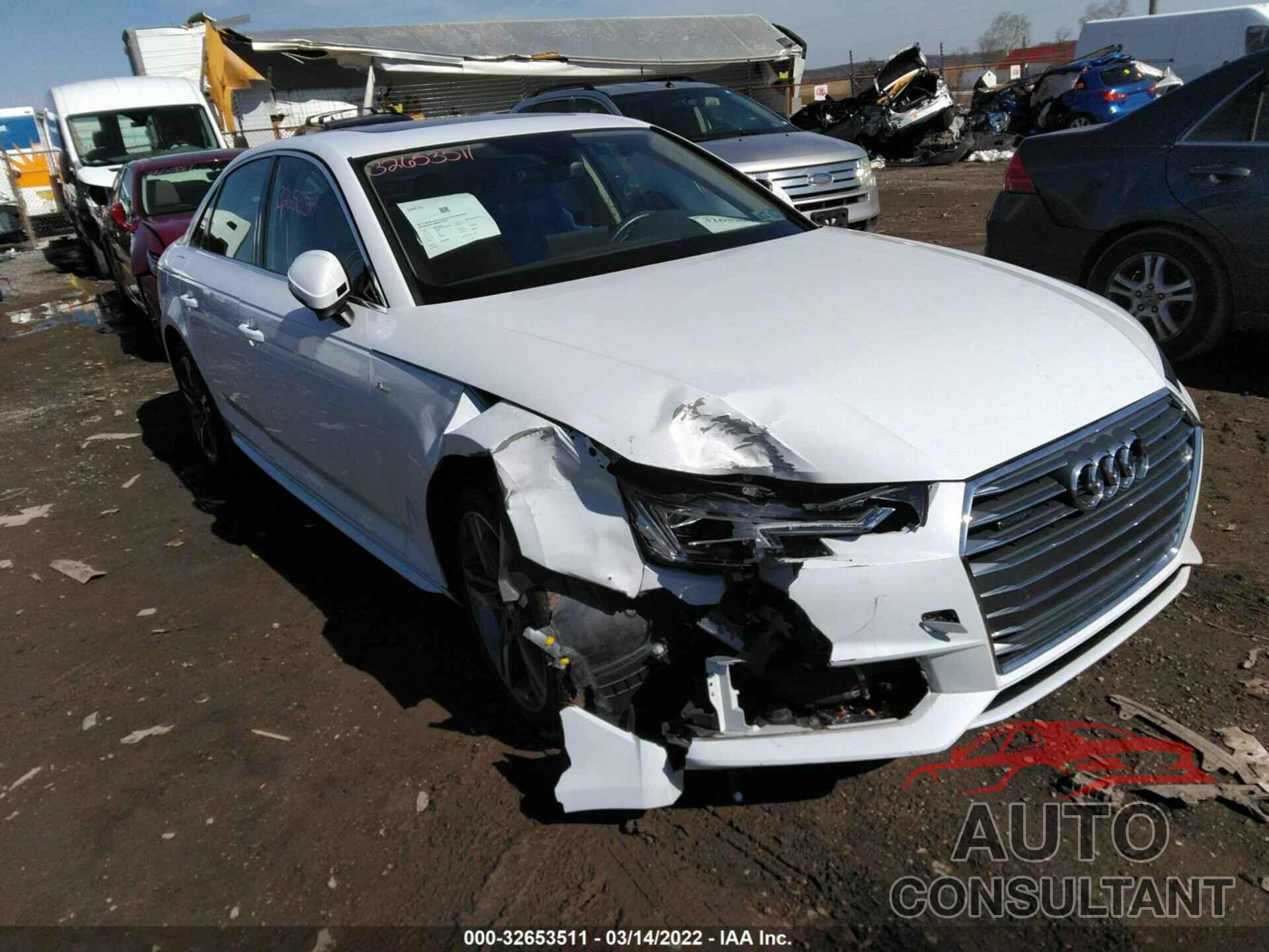 AUDI A4 2017 - WAUENAF44HN028838