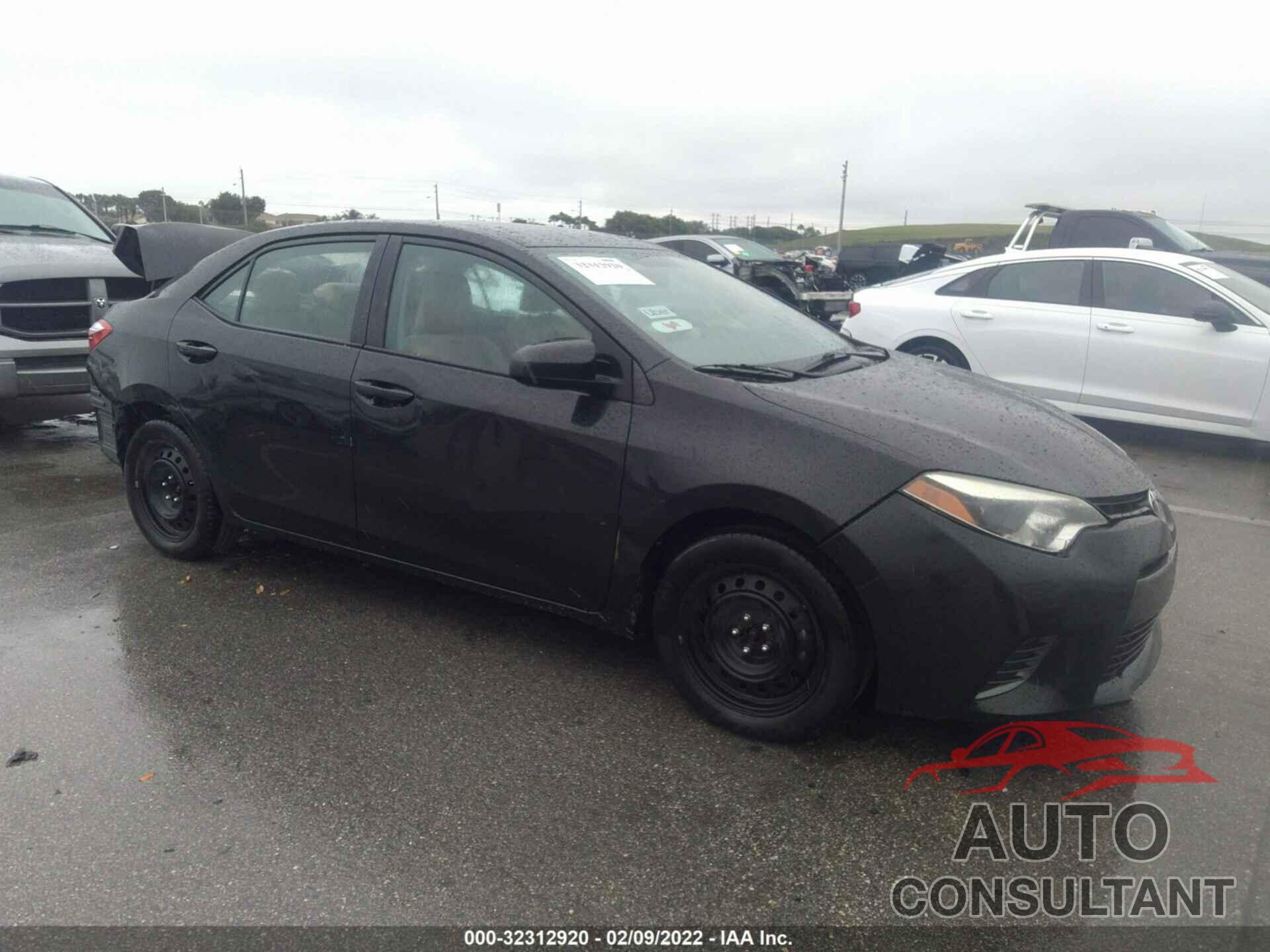 TOYOTA COROLLA 2016 - 2T1BURHE2GC662583
