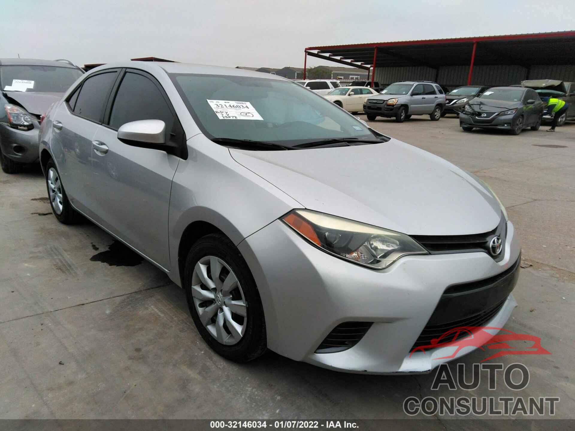 TOYOTA COROLLA 2016 - 5YFBURHE2GP423874