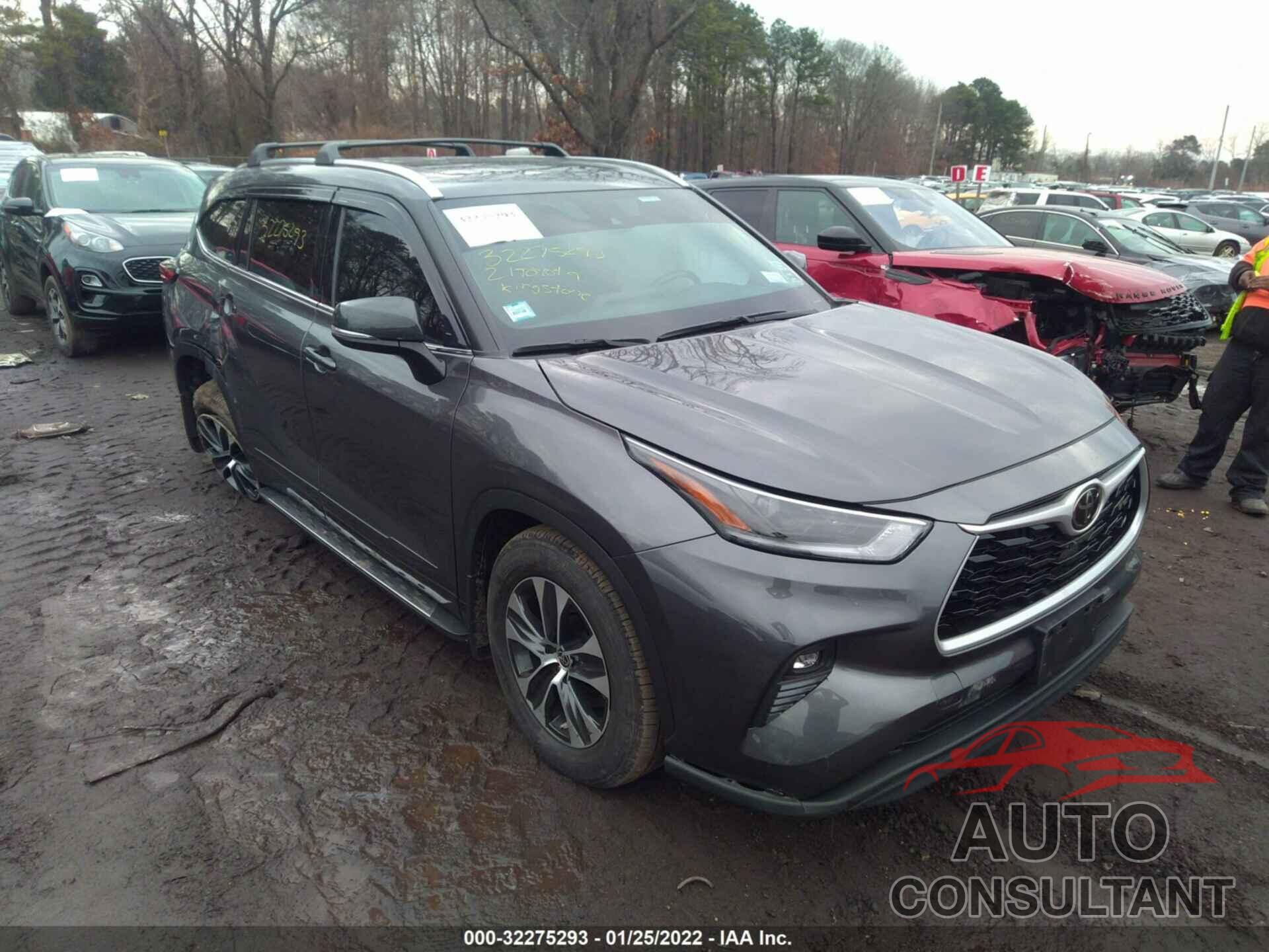 TOYOTA HIGHLANDER 2021 - 5TDHZRBH5MS543816